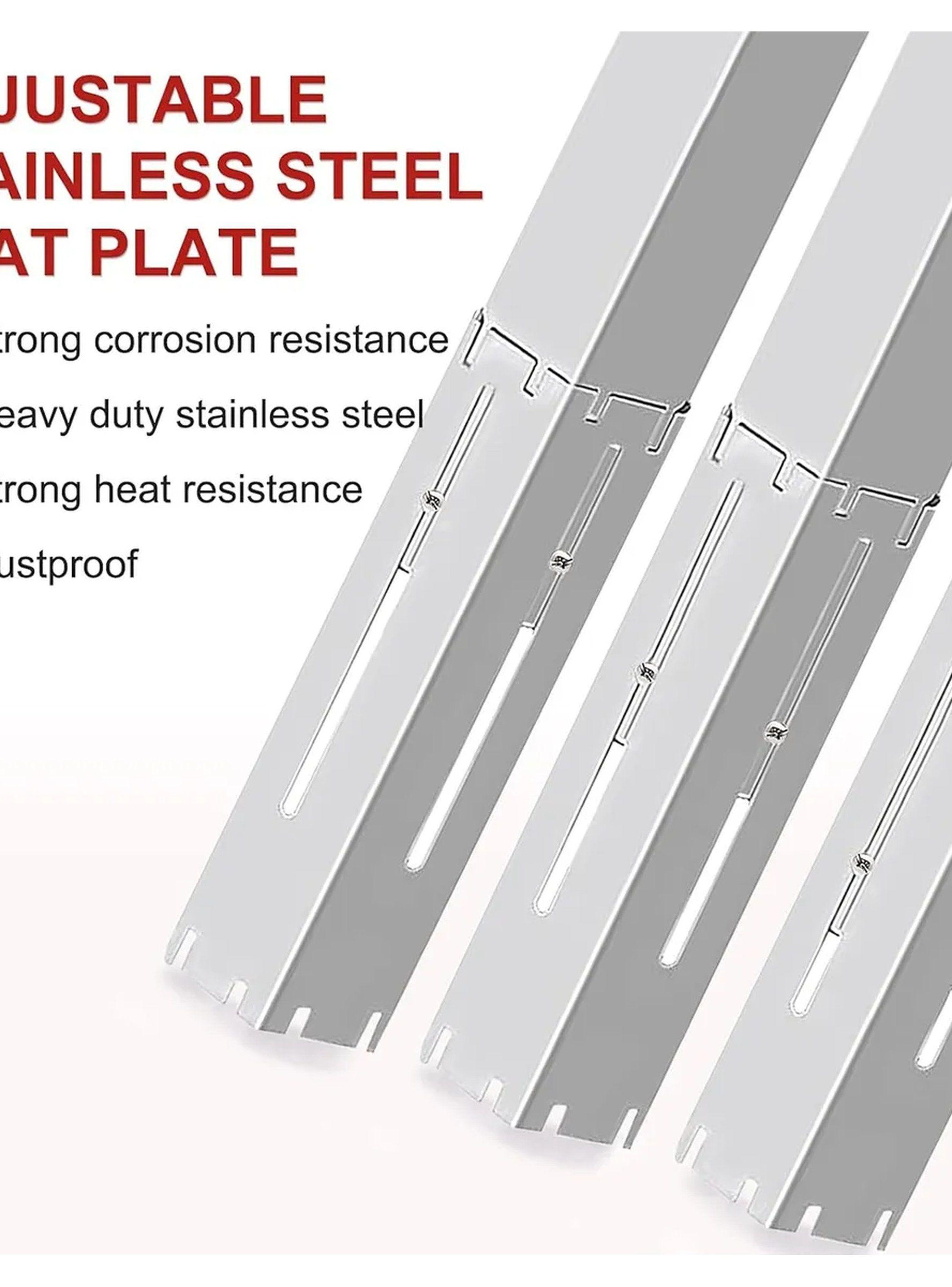 Placas Para Parrilla Ajustables Acero Inoxidable Resistente al Calor-9