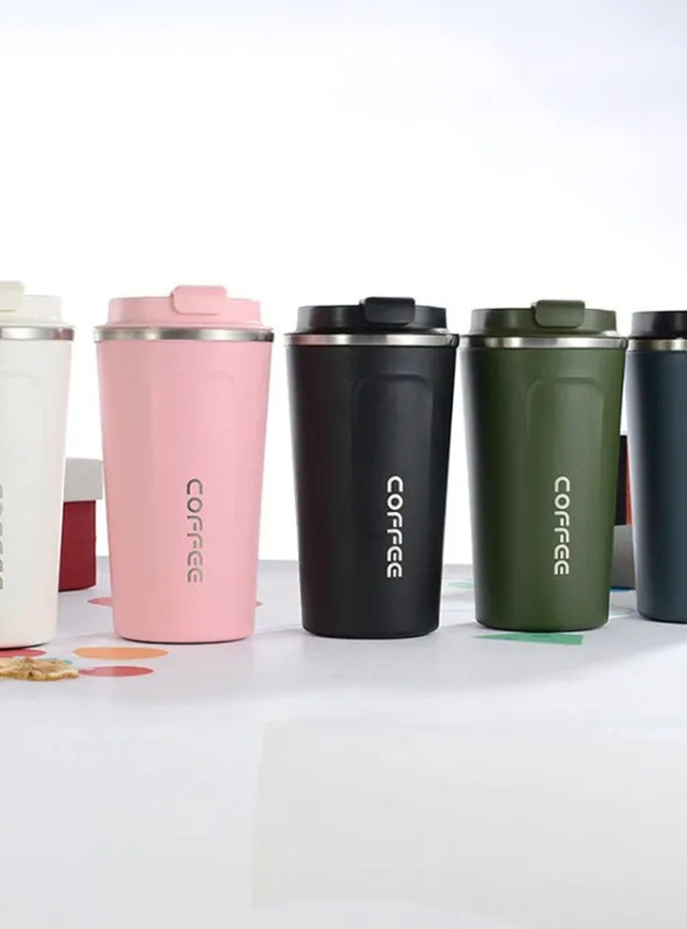 Vaso Térmico Acero Inoxidable Rosa 500ml-3