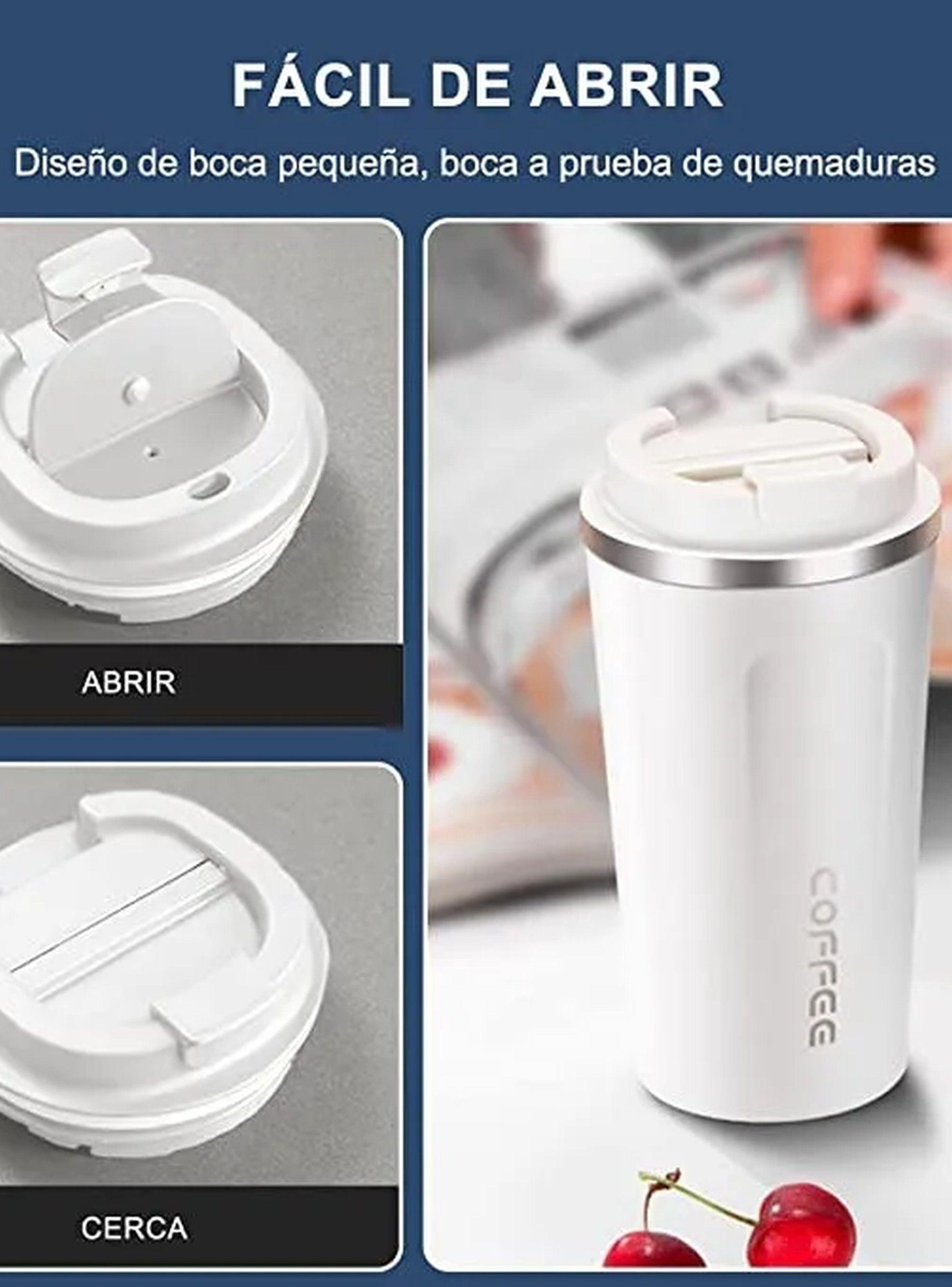 Vaso Térmico Acero Inoxidable Rosa 500ml-6