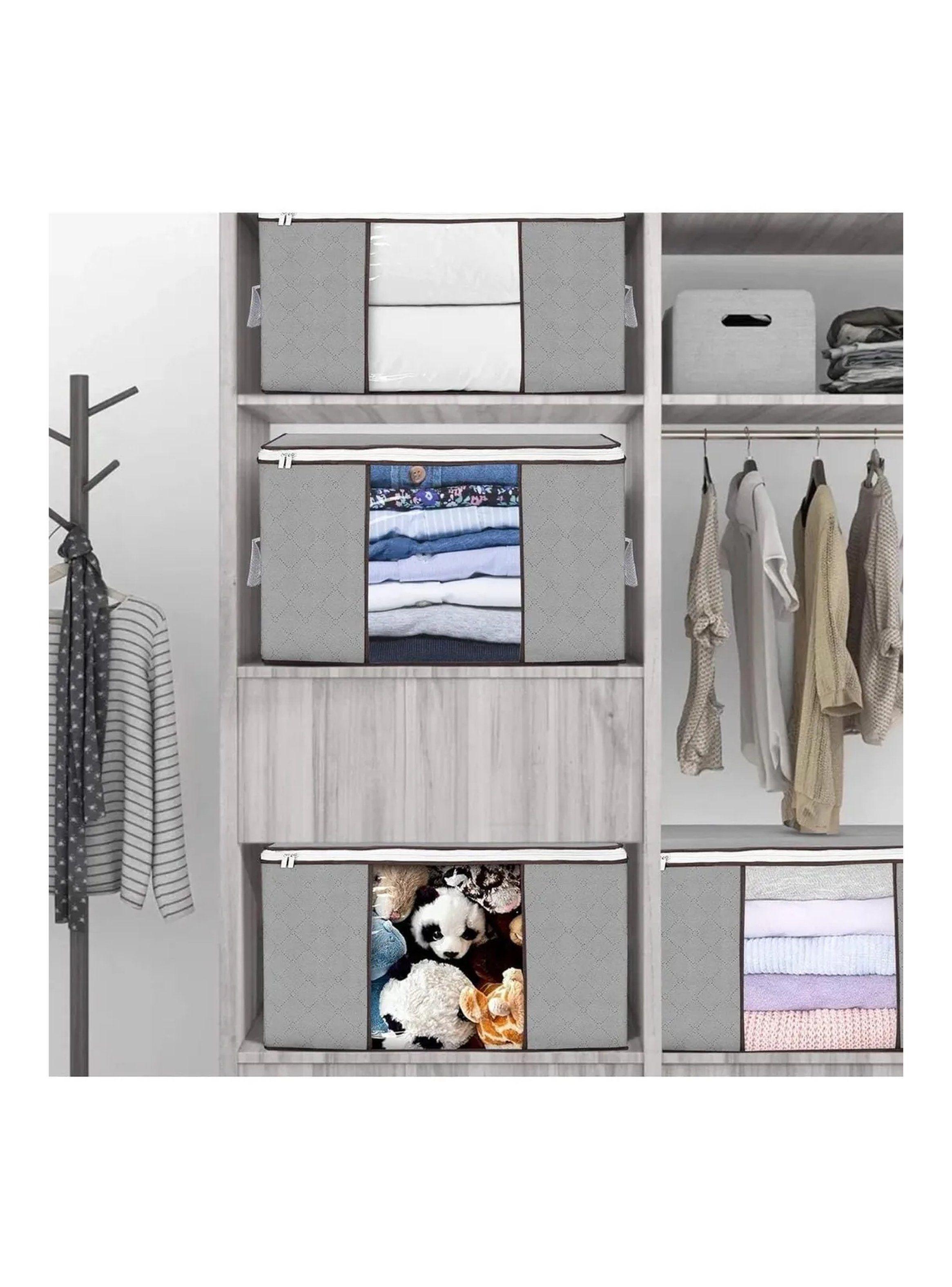 Caja de Almacenamiento Plegable 60L Tela Oxford Antipolvo-8