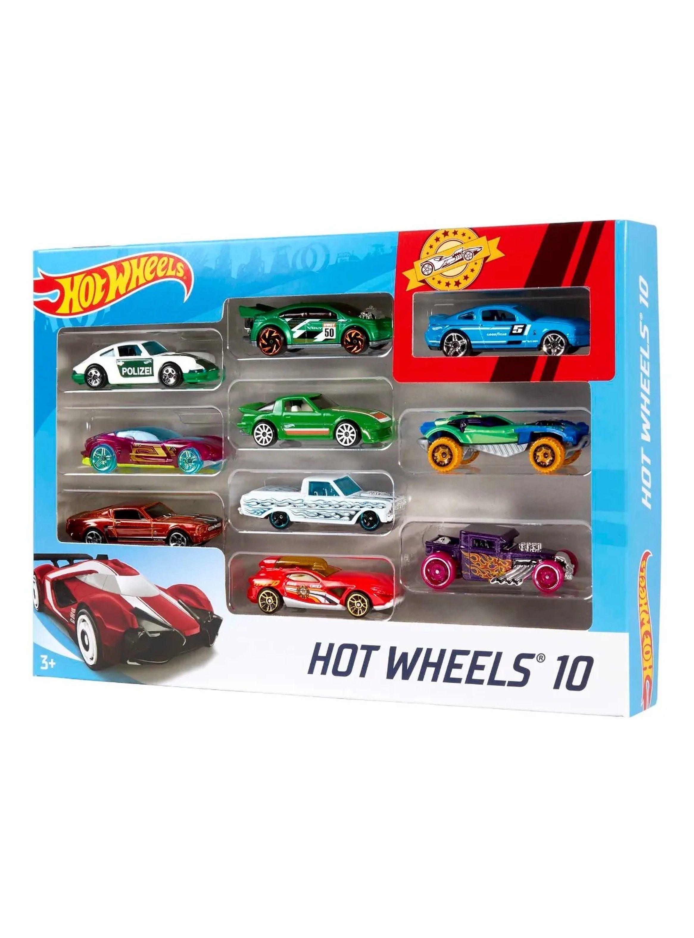 Set de Autos Juguete Miniatura Die-Cast 10 Piezas Multicolor-0