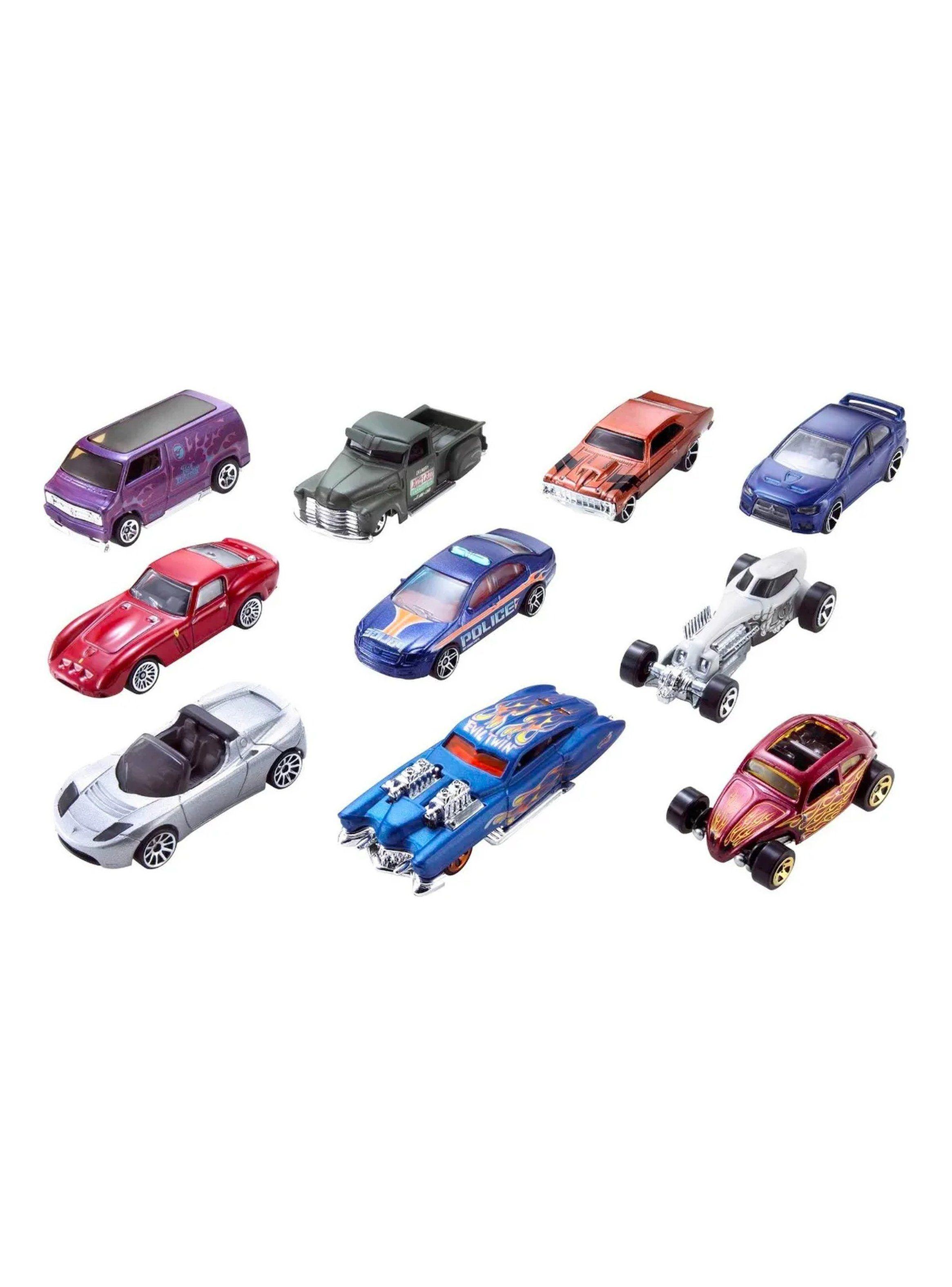 Set de Autos Juguete Miniatura Die-Cast 10 Piezas Multicolor-2