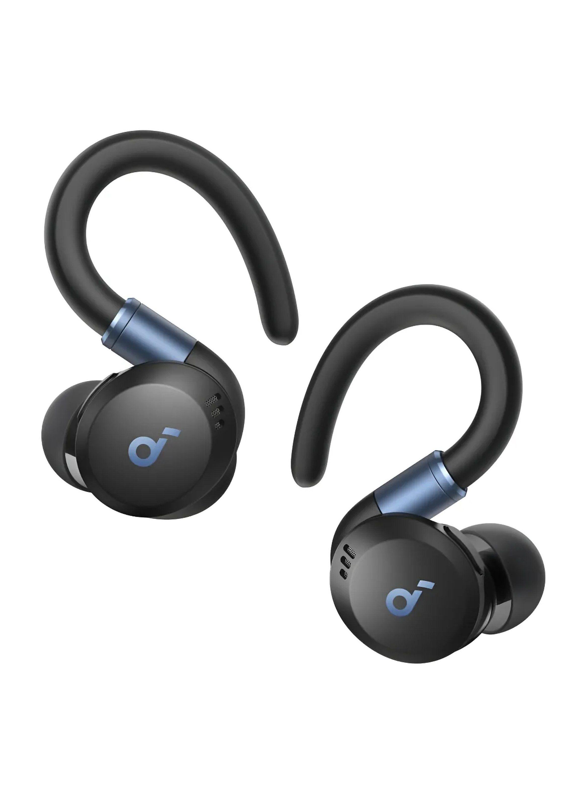 Auriculares Deportivos Inalámbricos Bluetooth Diseño Flexible Negros-0