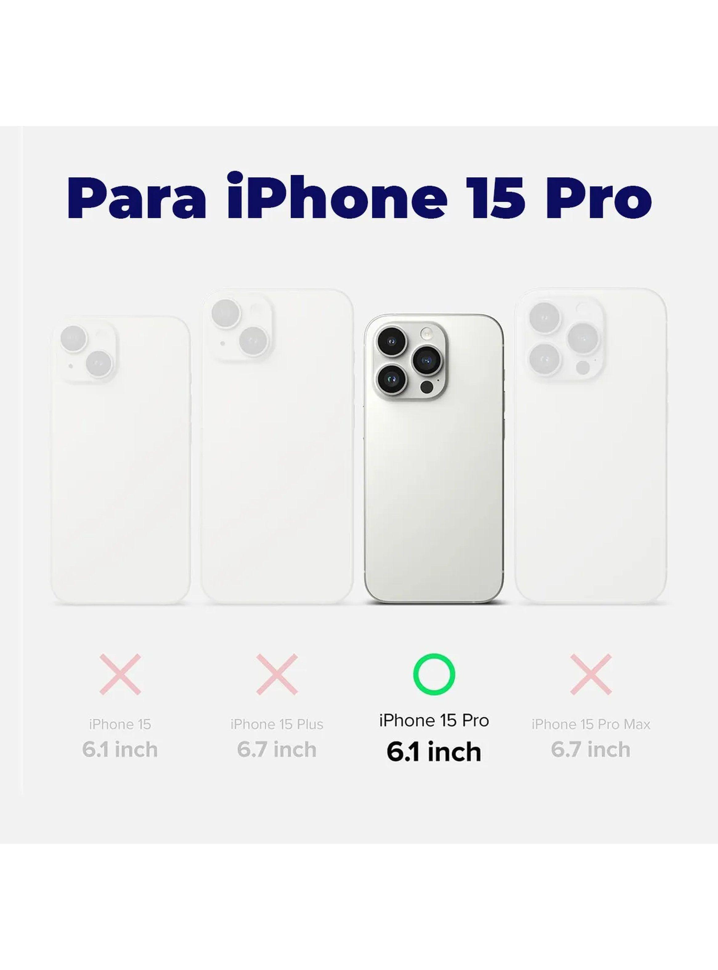 Carcasa Sumergible IP68 Para iPhone 15 Pro 6.1 Pulgadas-1