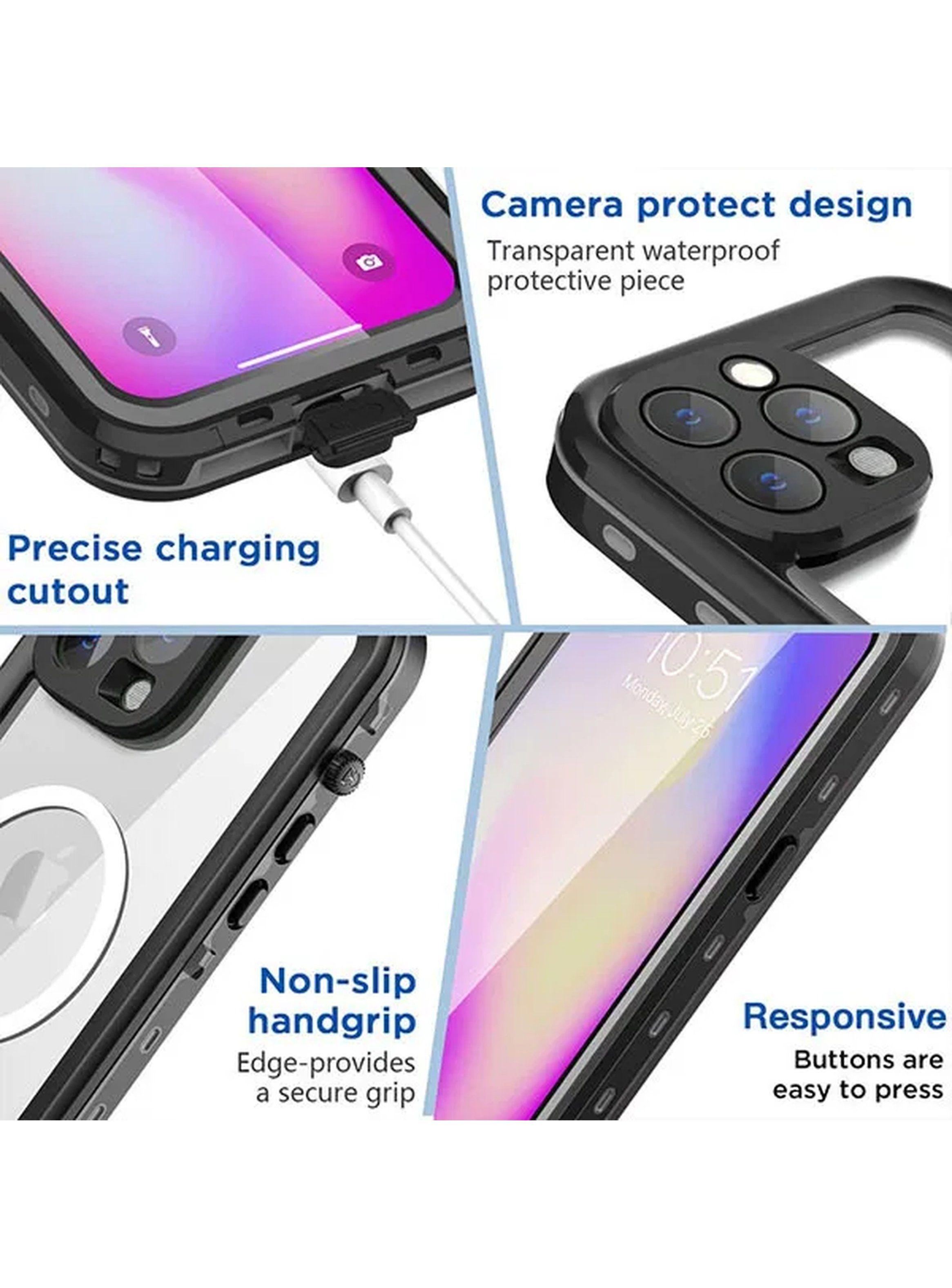 Carcasa Sumergible IP68 Para iPhone 15 Pro 6.1 Pulgadas-4