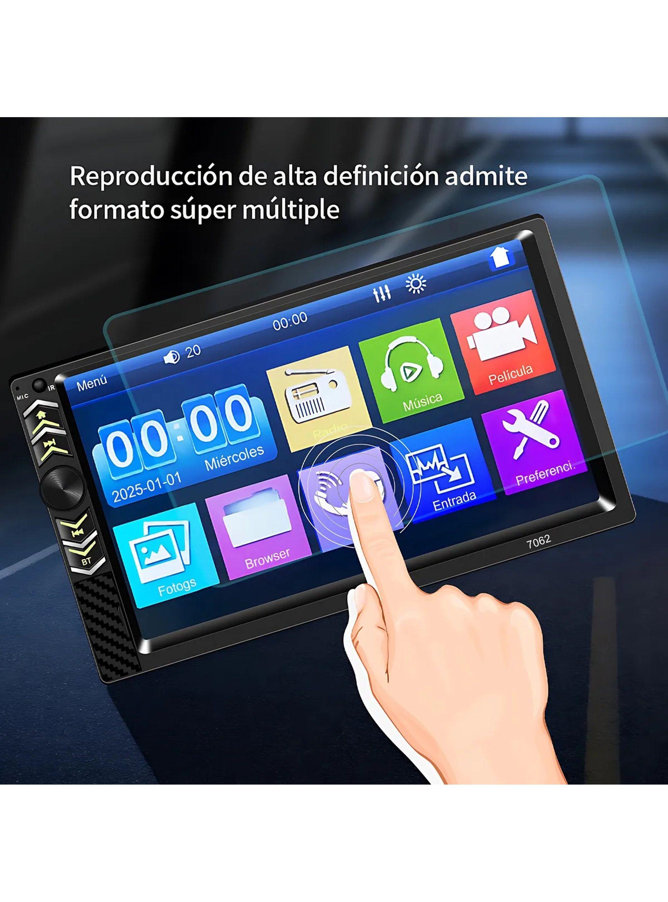 Reproductor Multimedia para Vehículos Pantalla Táctil 7 Pulgadas Bluetooth USB-2