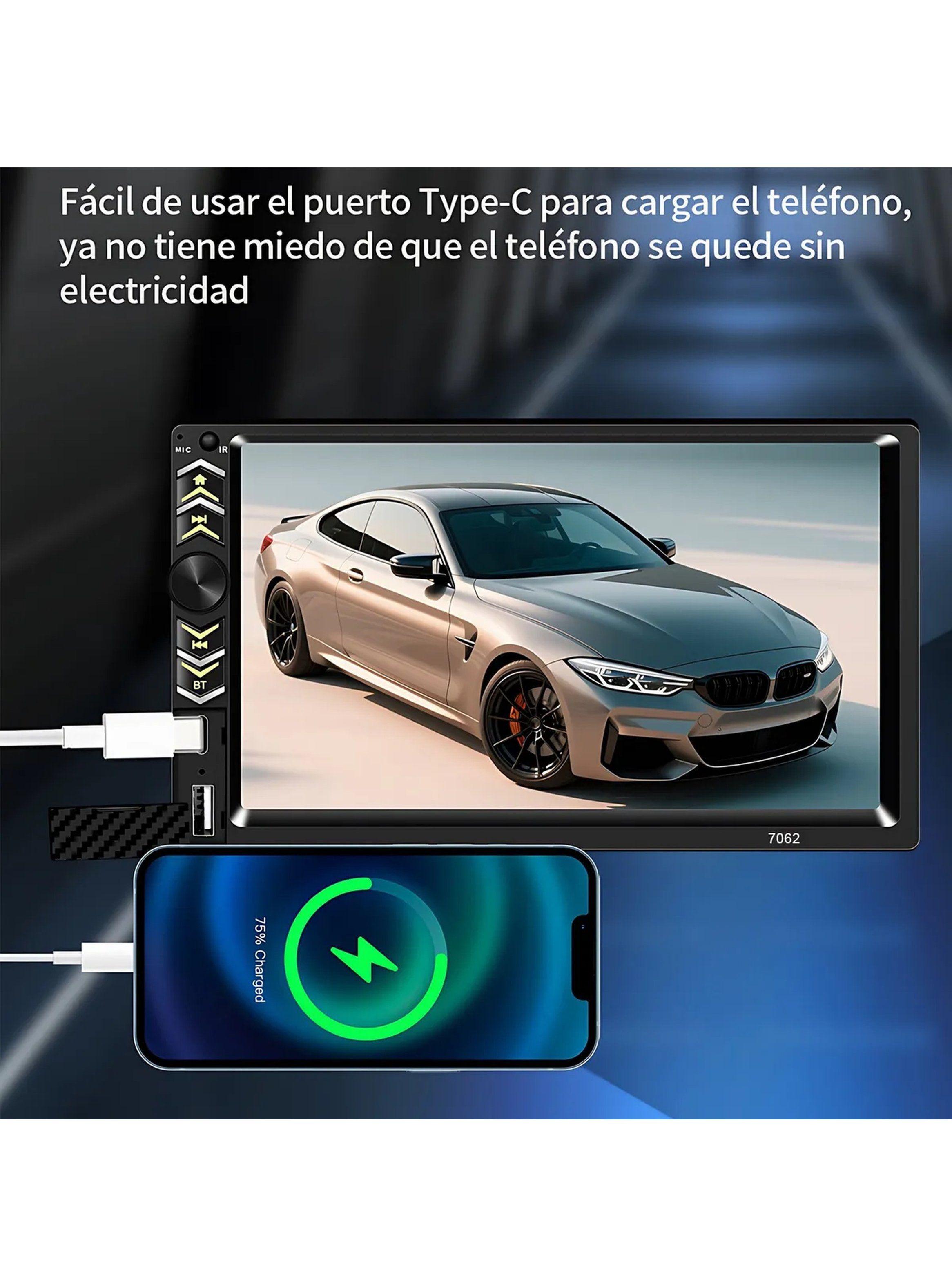 Reproductor Multimedia para Vehículos Pantalla Táctil 7 Pulgadas Bluetooth USB-5