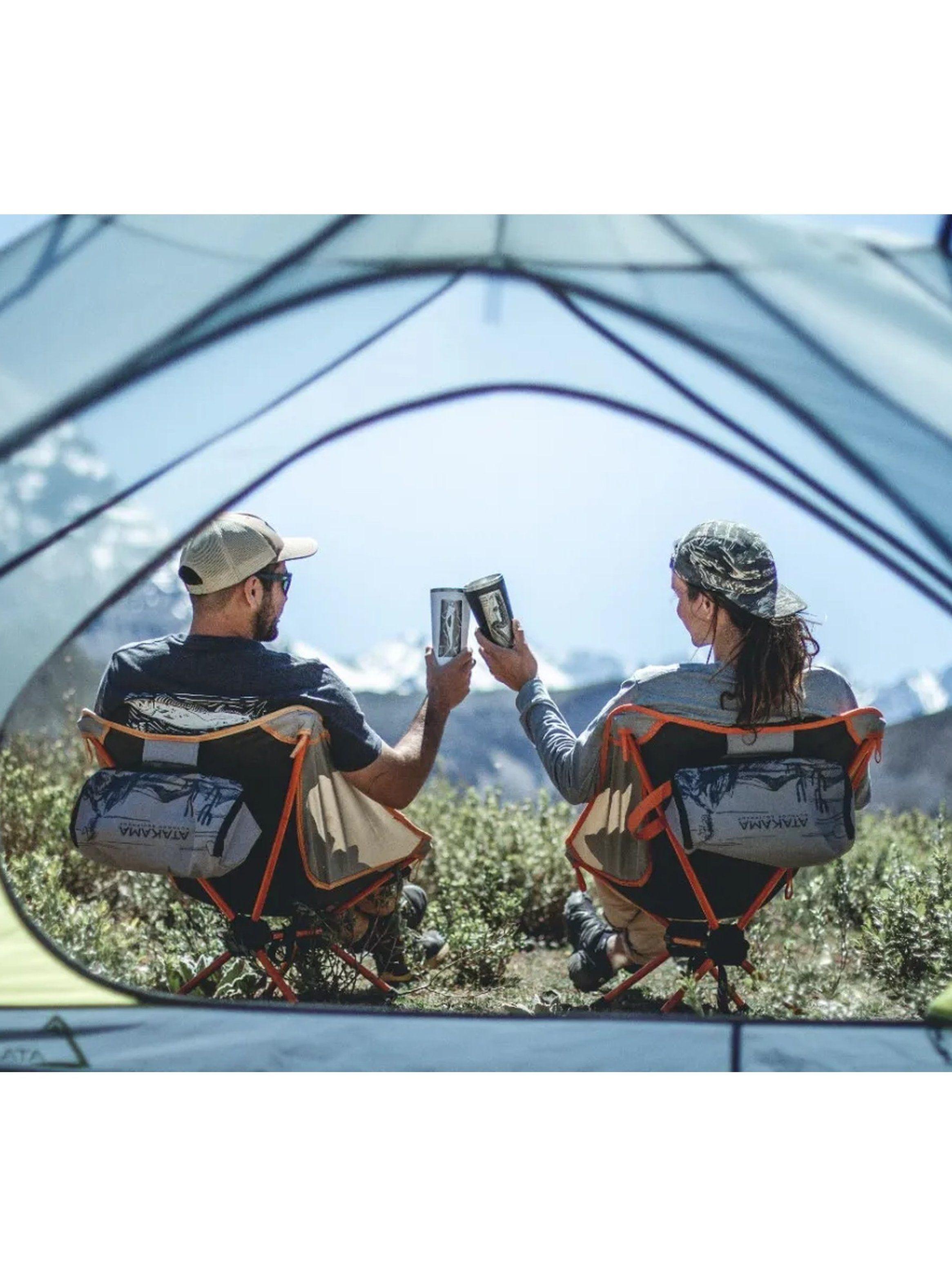 Silla Plegable Portátil Aluminio Ligero Resistente Camping-9