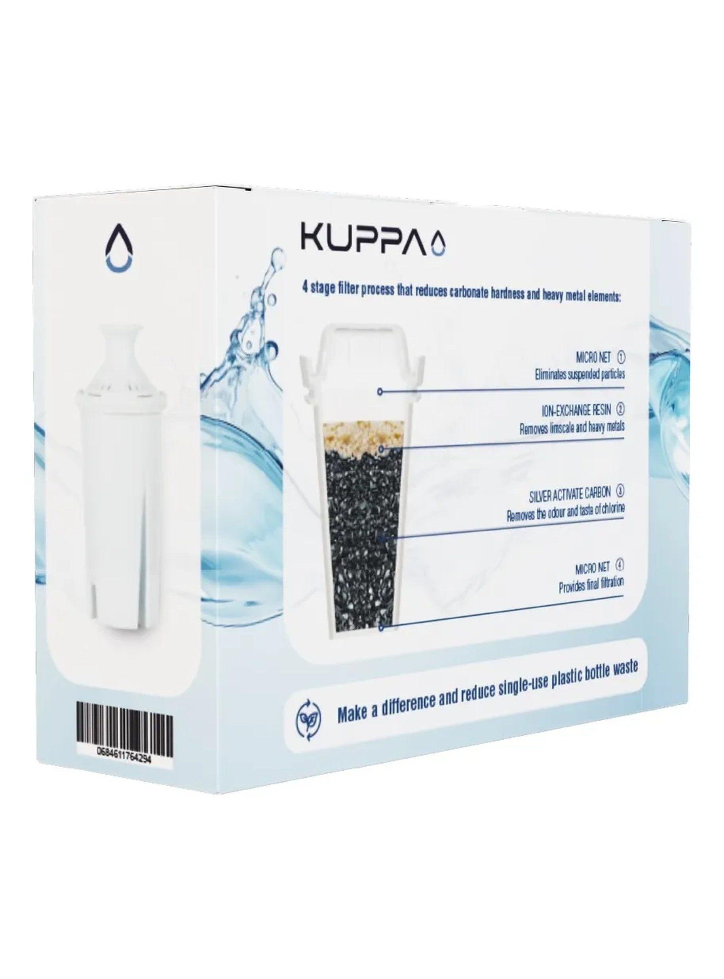 Filtro de Agua Cartucho Compatible con Ion y Carbono Activado Blanco 4 Etapas-7