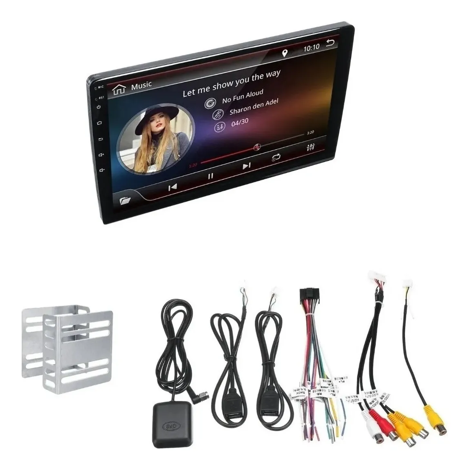 Radio Para Auto Android 9 Pulgadas Pantalla Táctil Bluetooth GPS WiFi-7