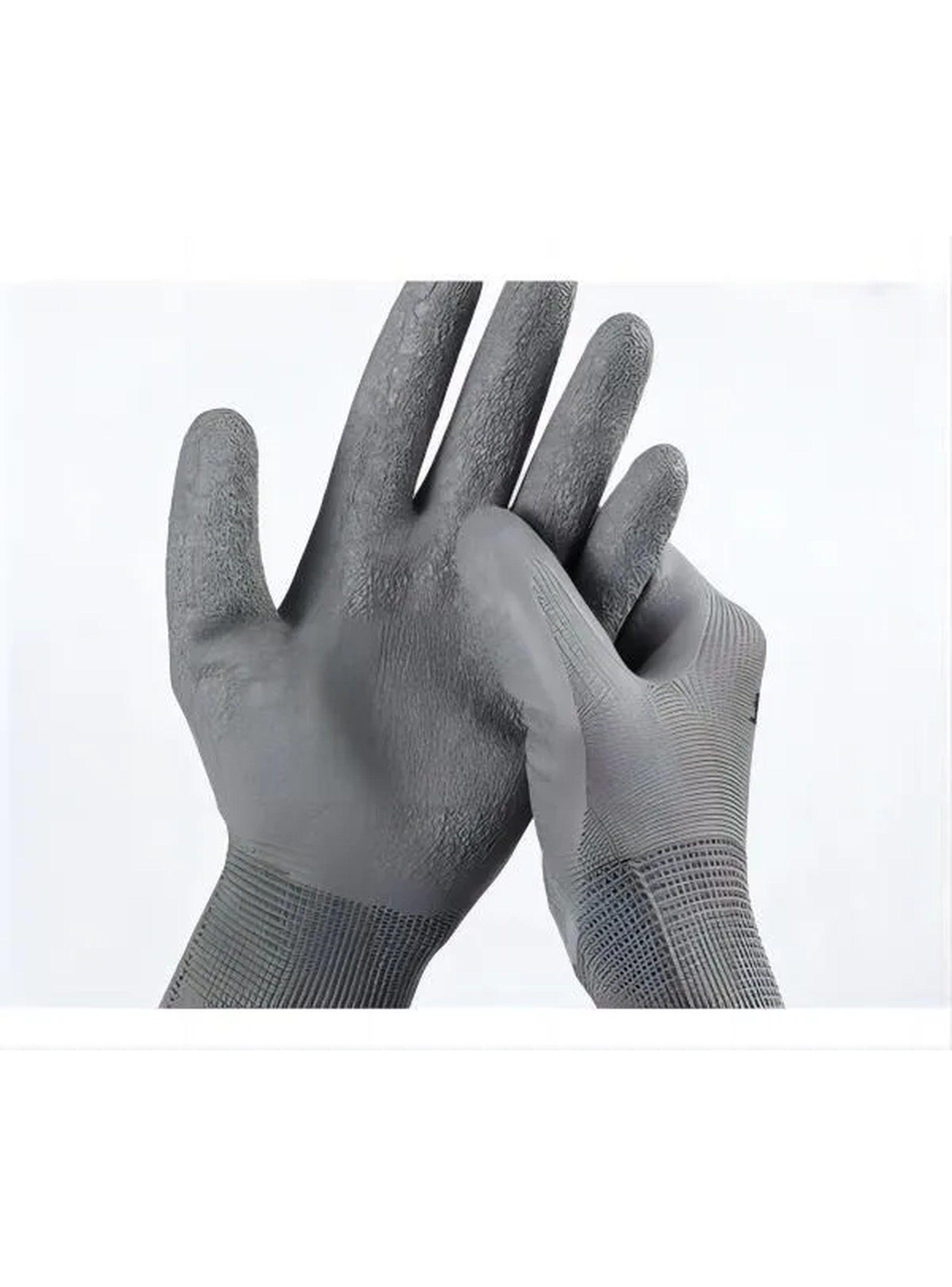 Guantes de Trabajo Resistentes Pack 12 Pares Gris-1