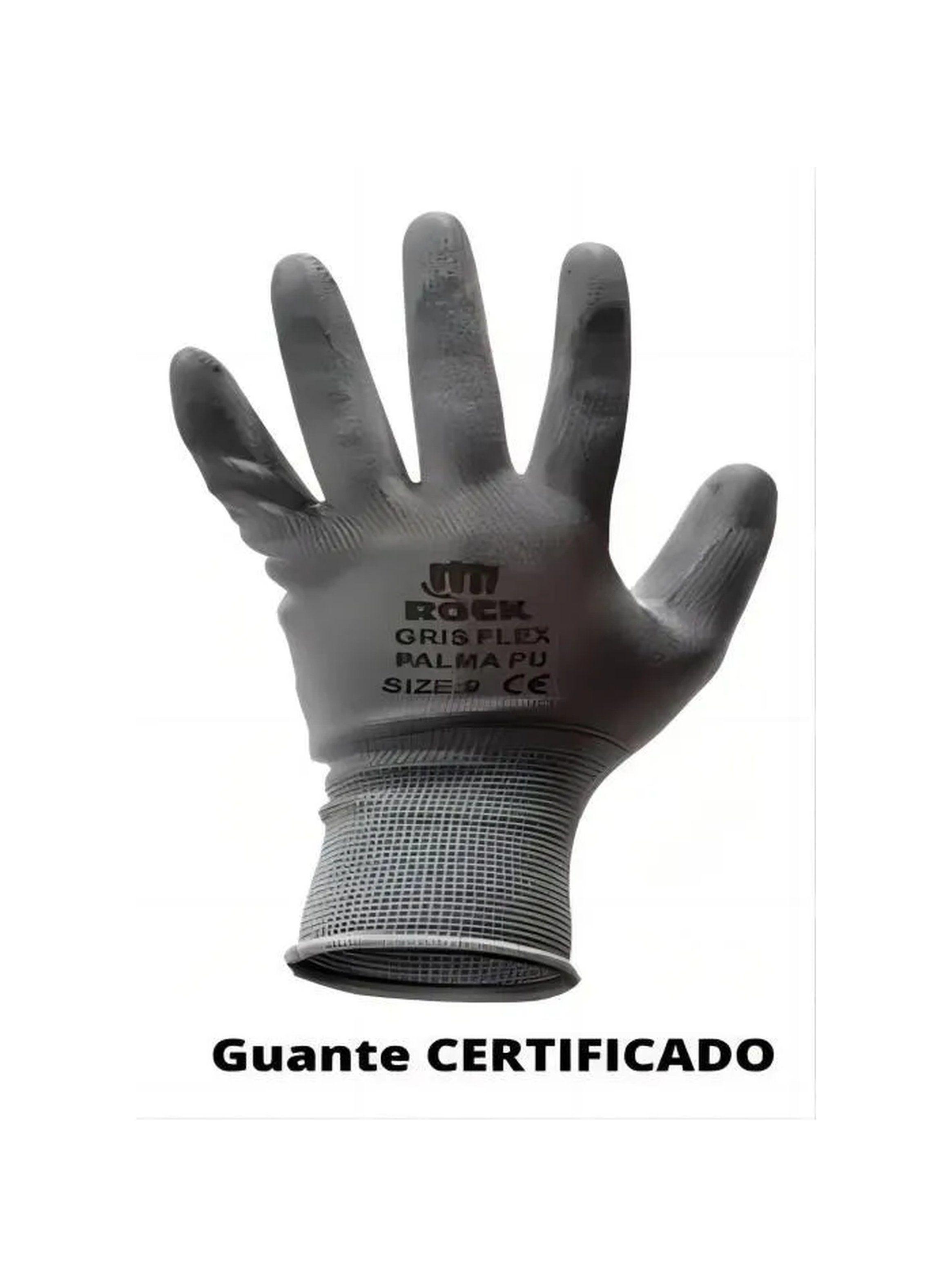 Guantes de Trabajo Resistentes Pack 12 Pares Gris-3