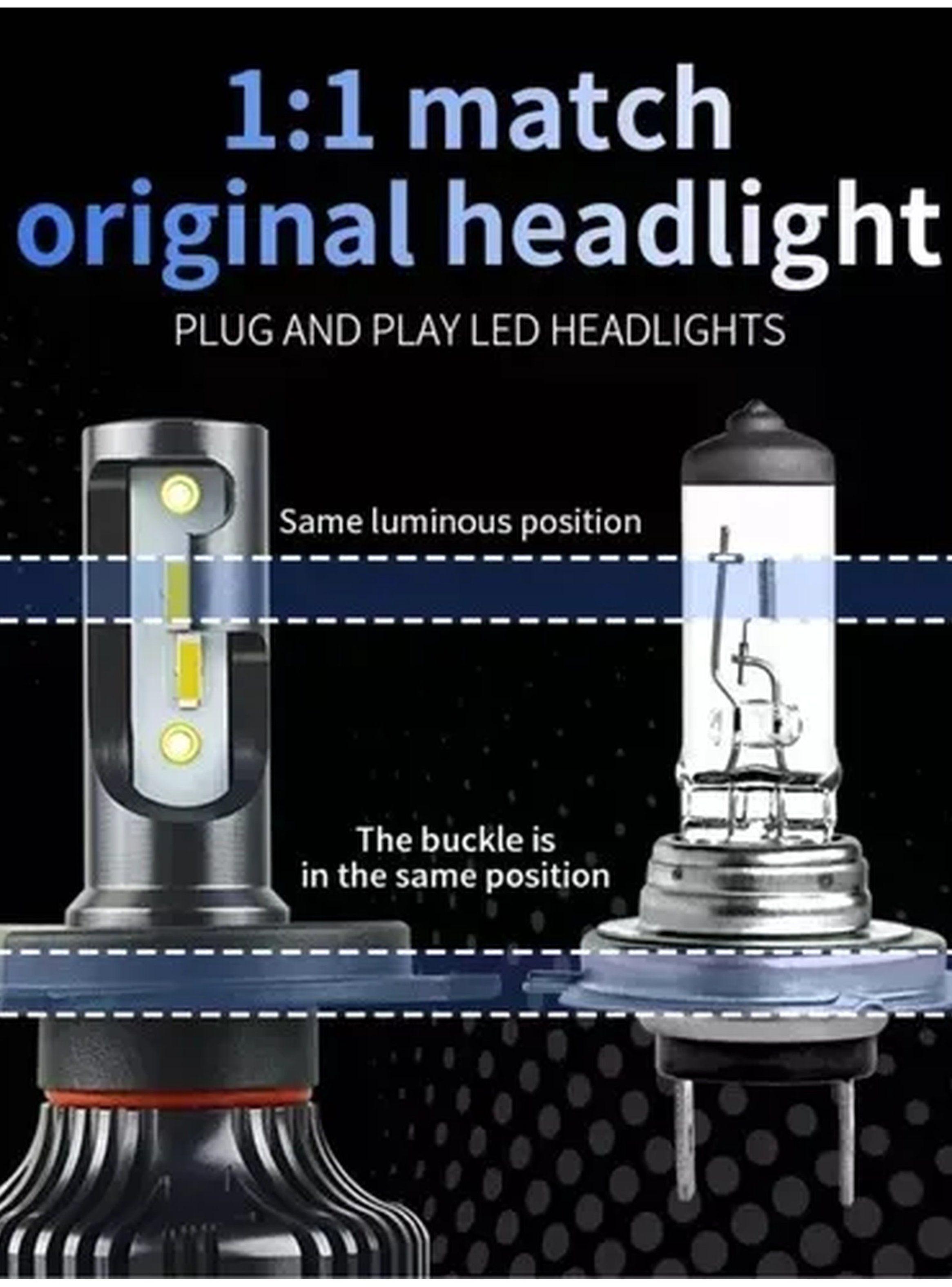 Bombillas LED Para Faros H4 Alta Potencia Blancas-6