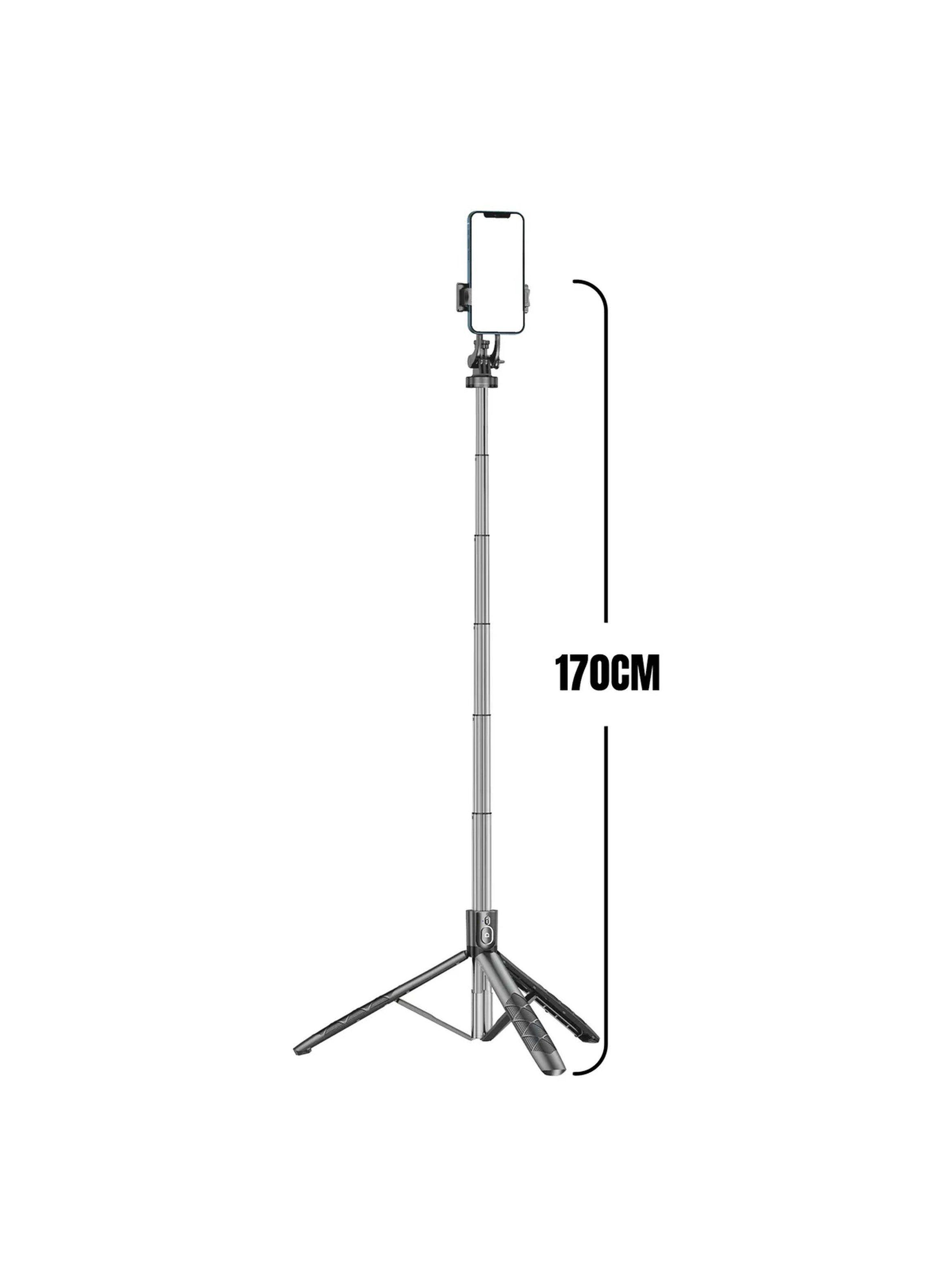 Trípode Selfie Stick Extensible con Control Remoto Ajustable-5