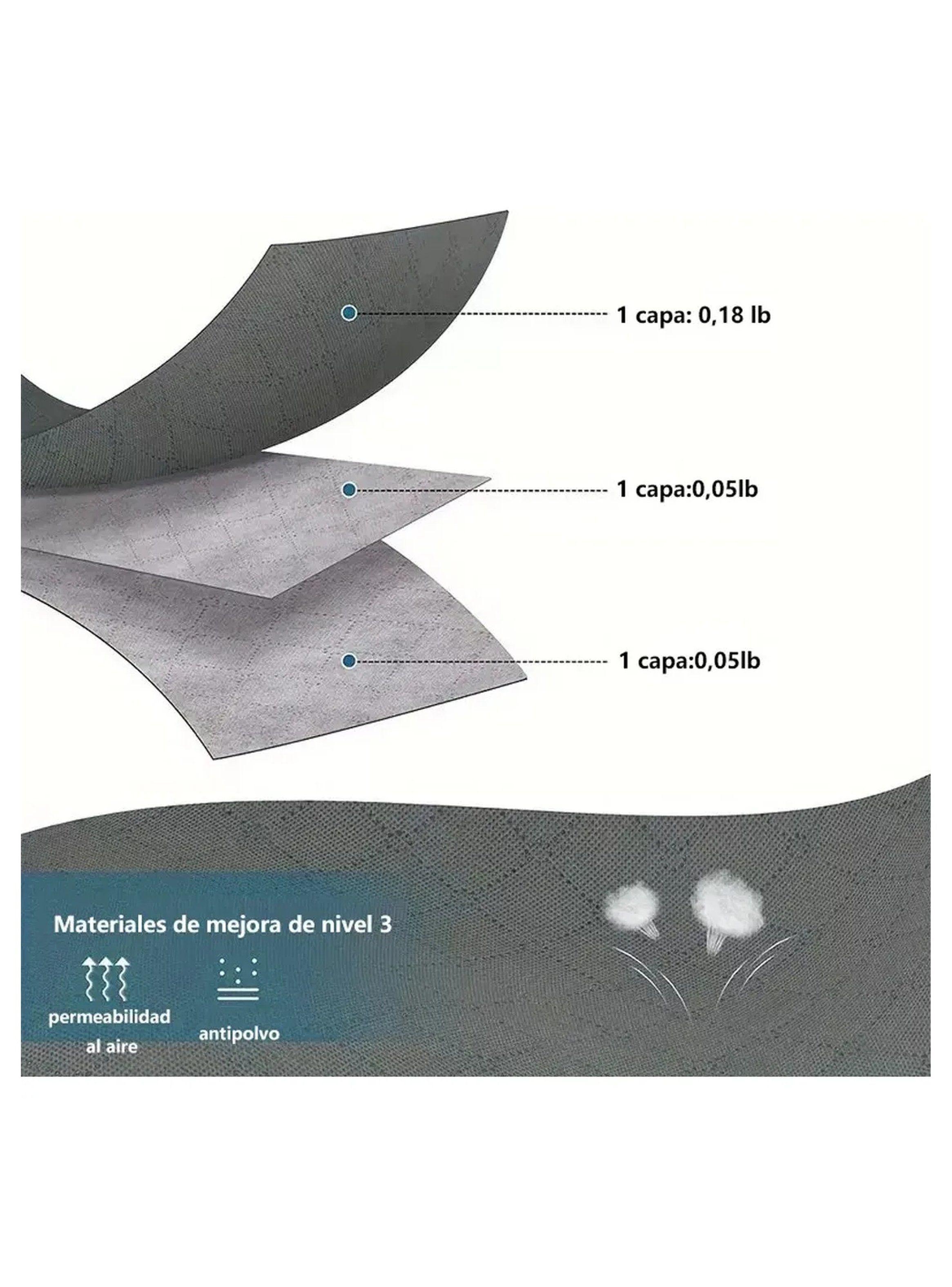 Caja Organizadora Plegable Tela 60L Antipolvo Rectangular-2