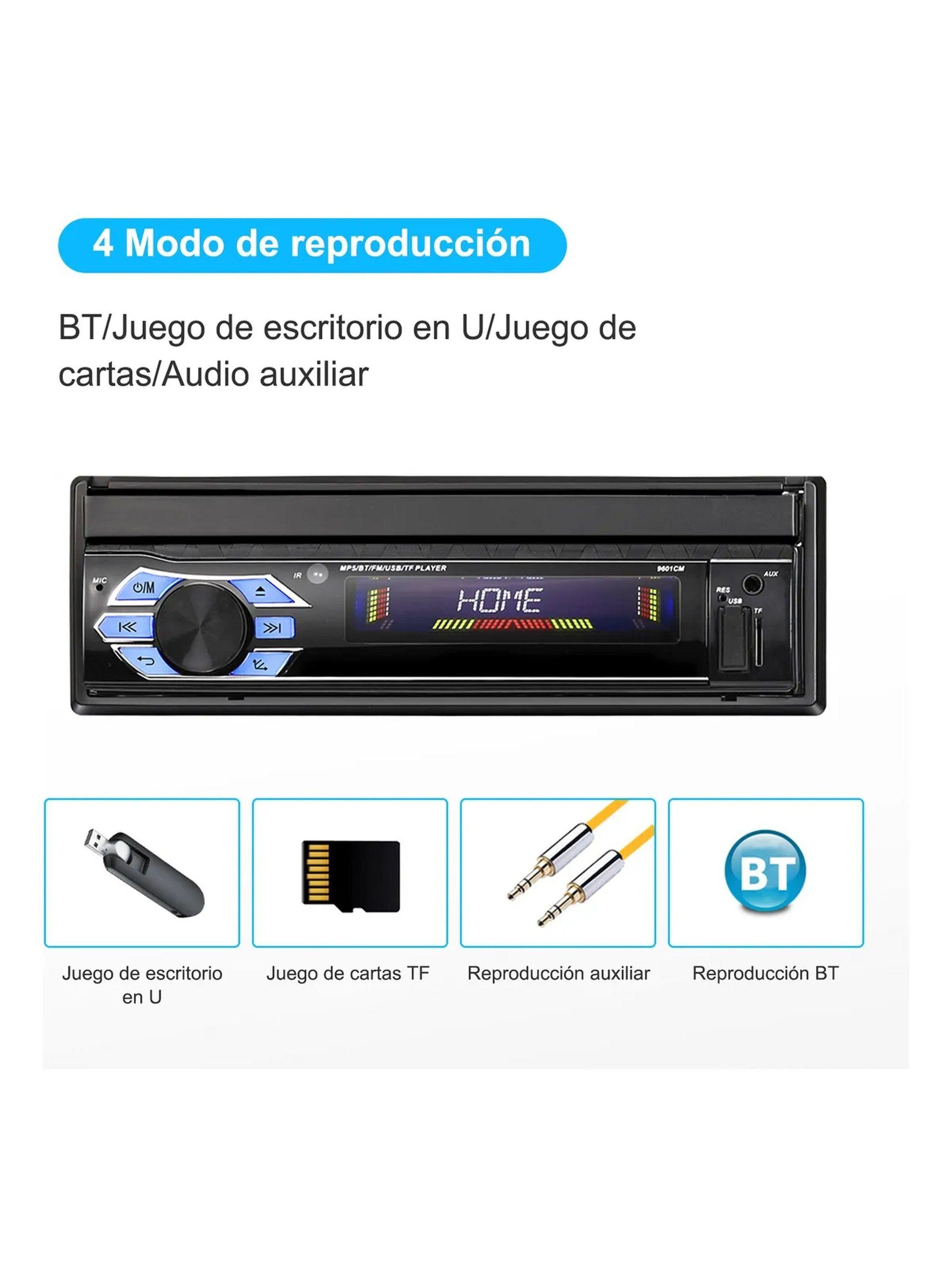 Estéreo para Auto Pantalla Táctil 7" Bluetooth y Cámara Trasera-6