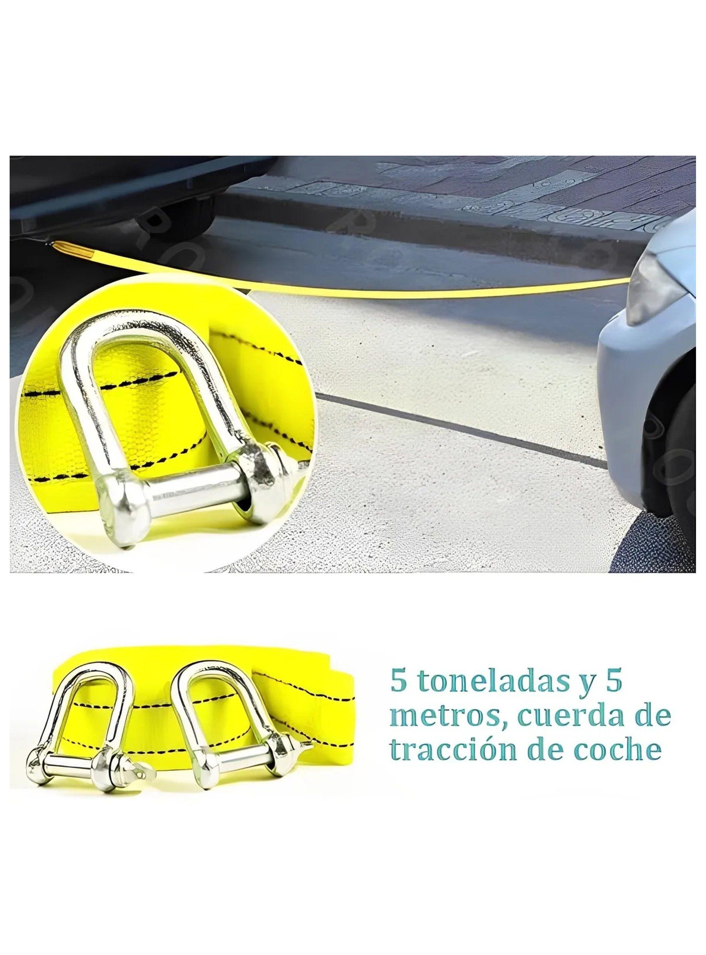 Correa de Remolque 5M 5 Toneladas Gancho de Acero-4