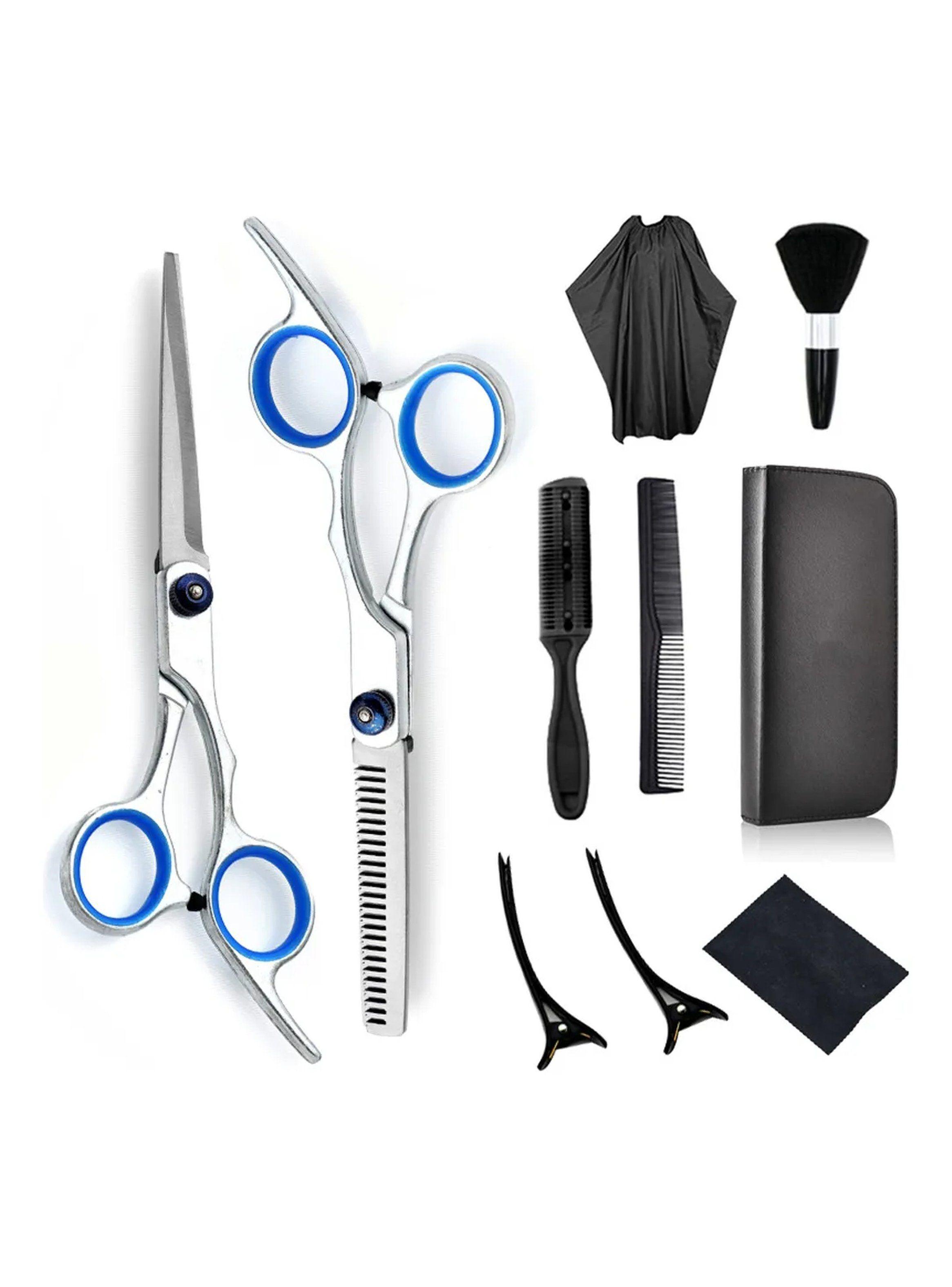 Set de Tijeras para Corte de Pelo Profesional Ajustables Acero Inoxidable-0