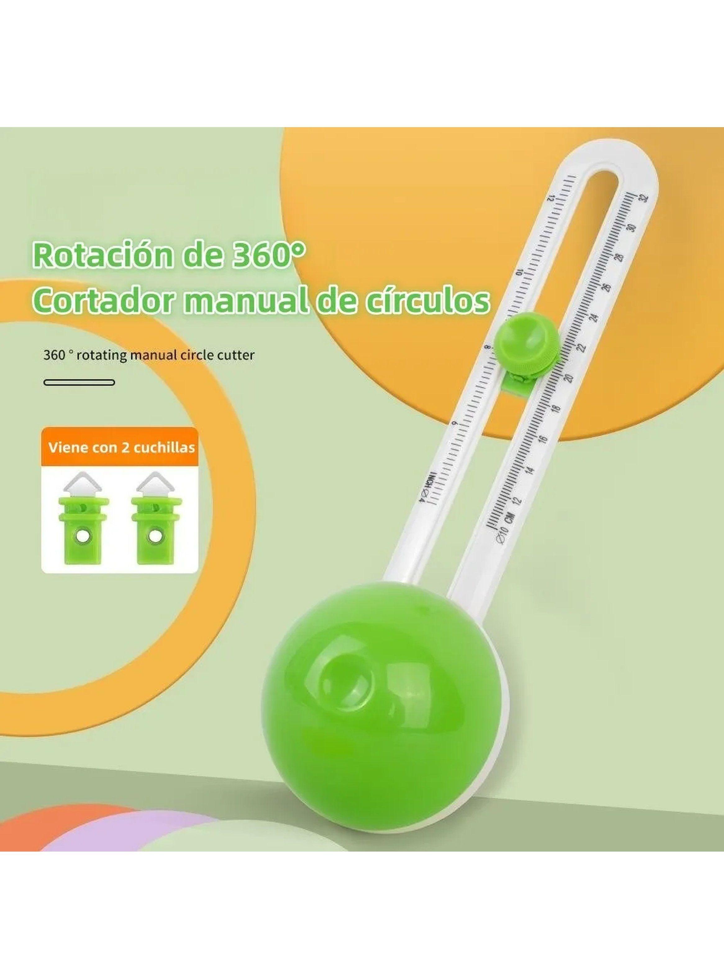Cortador Circular de Papel Ajustable 10-32 cm Diámetro 2 Piezas-9
