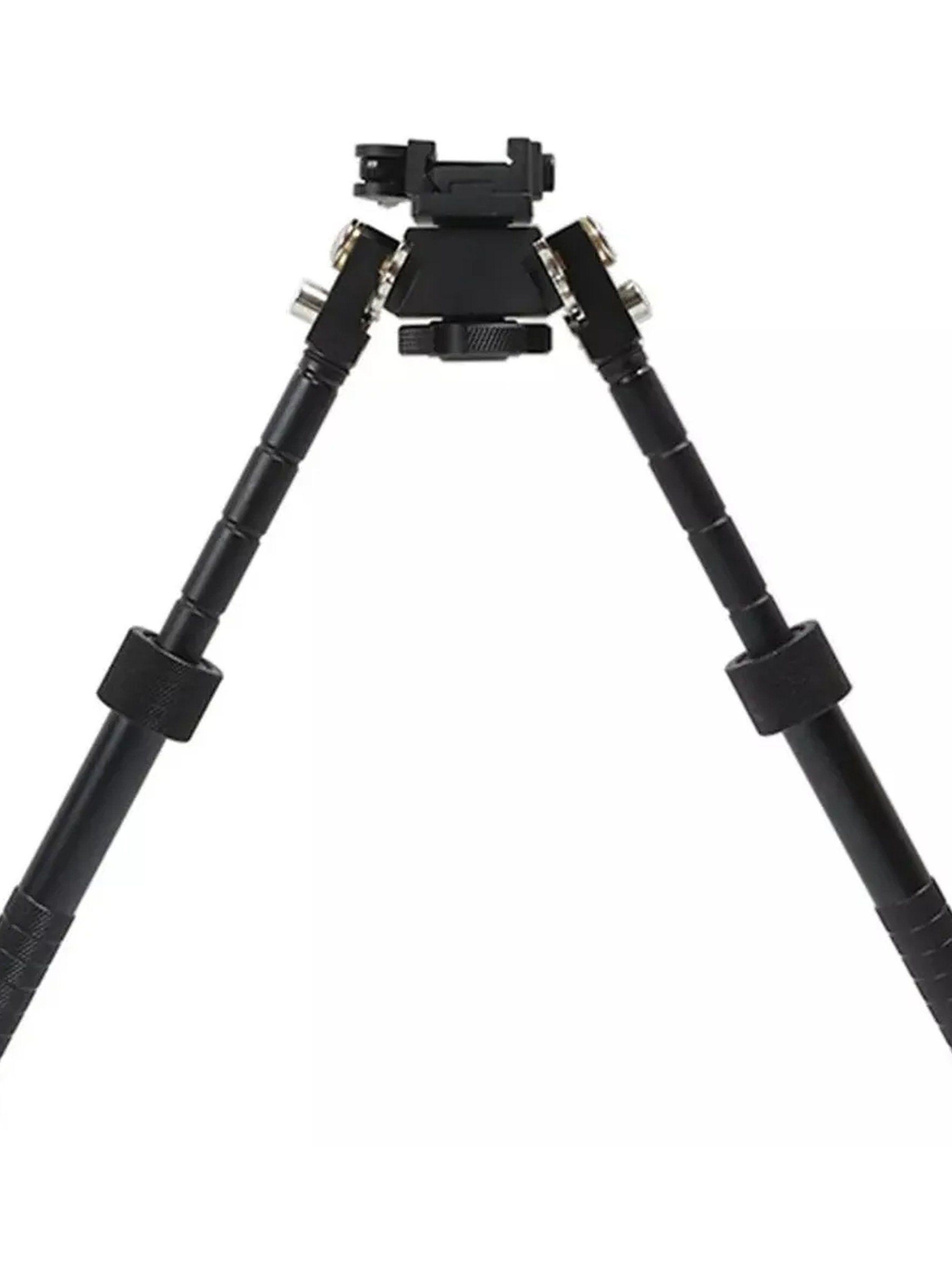 Bipode Ajustable para Rifles Aluminio Negro Tactical-4