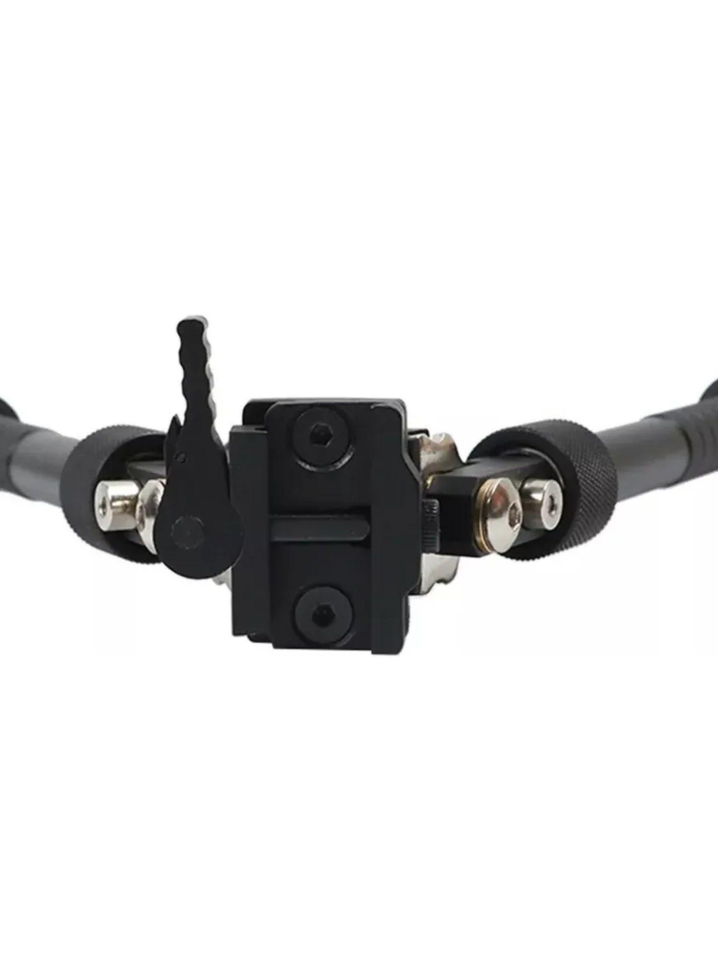 Bipode Ajustable para Rifles Aluminio Negro Tactical-6