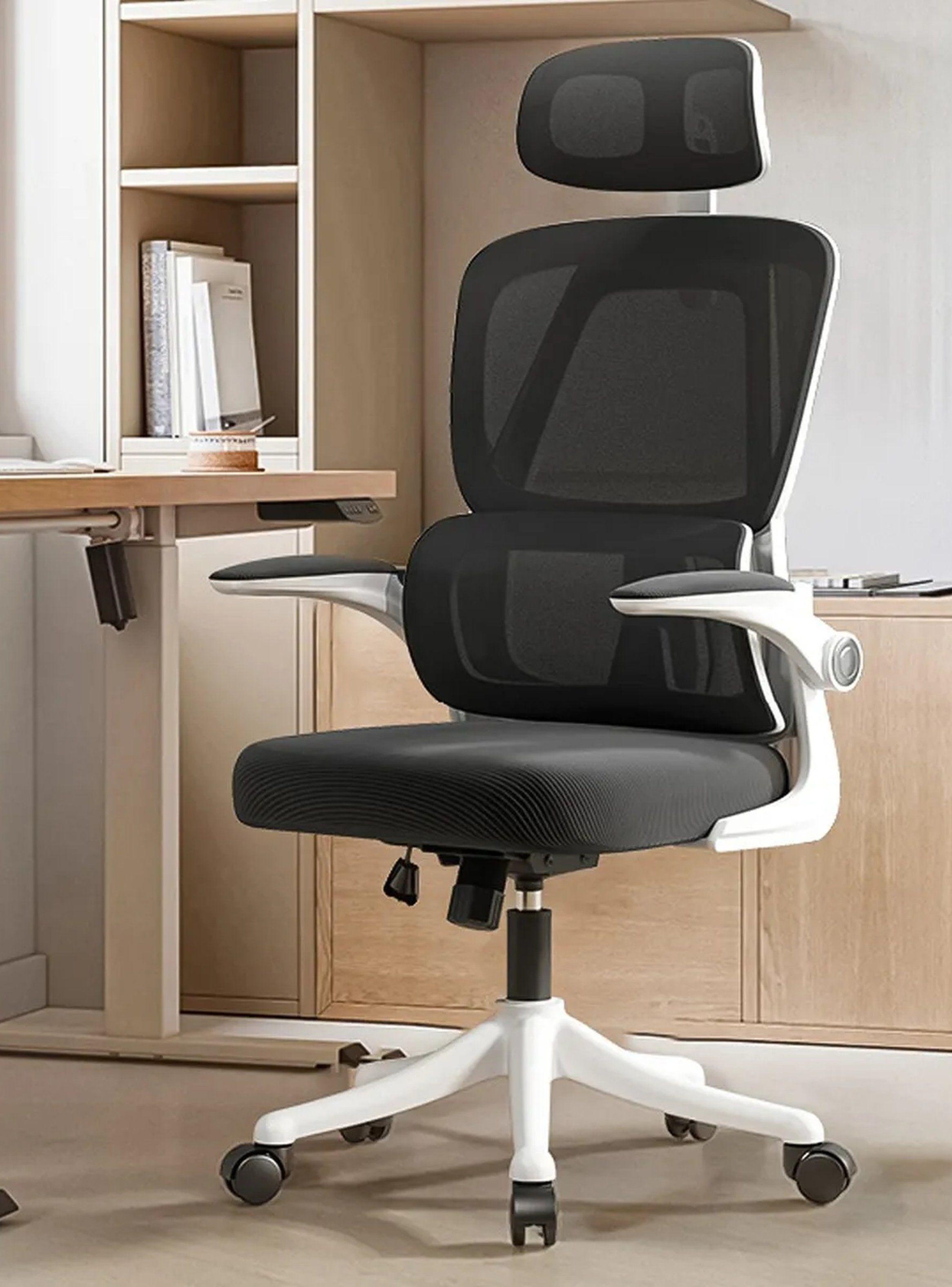 Silla de Oficina Ergonómica Ajustable Respaldo Separado con Soporte Lumbar-8