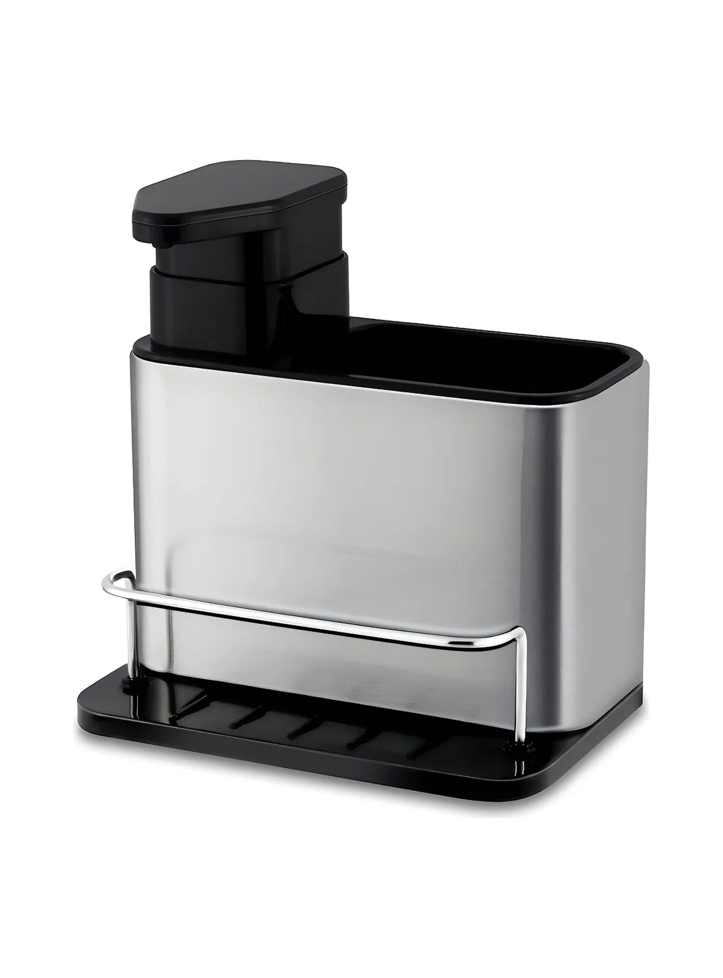 Dispensador de Jabón y Organizador de Cocina Acero Inoxidable-0