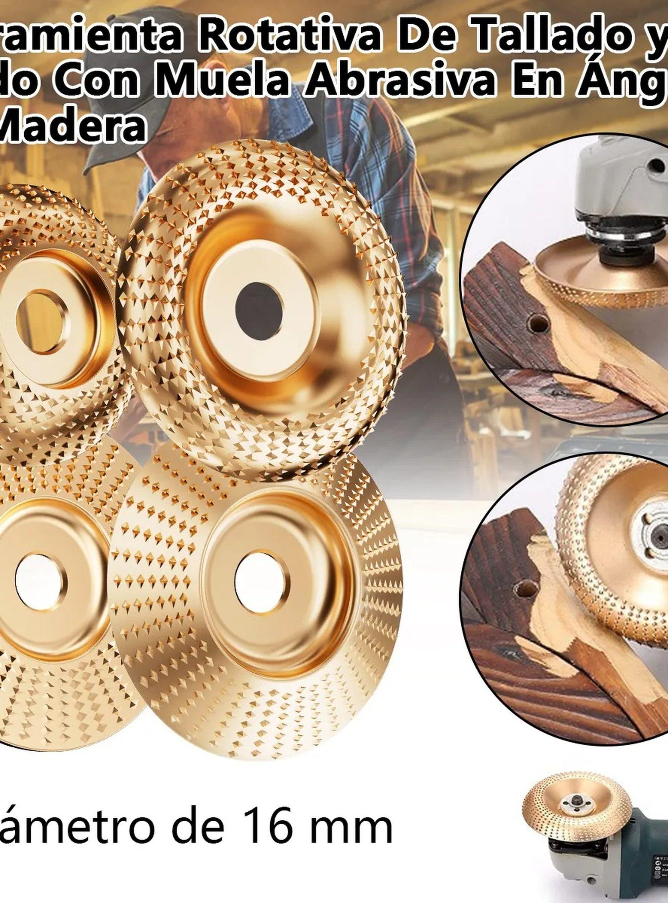 Disco Abrasivo para Amoladora Metal Madera 4 Piezas-5