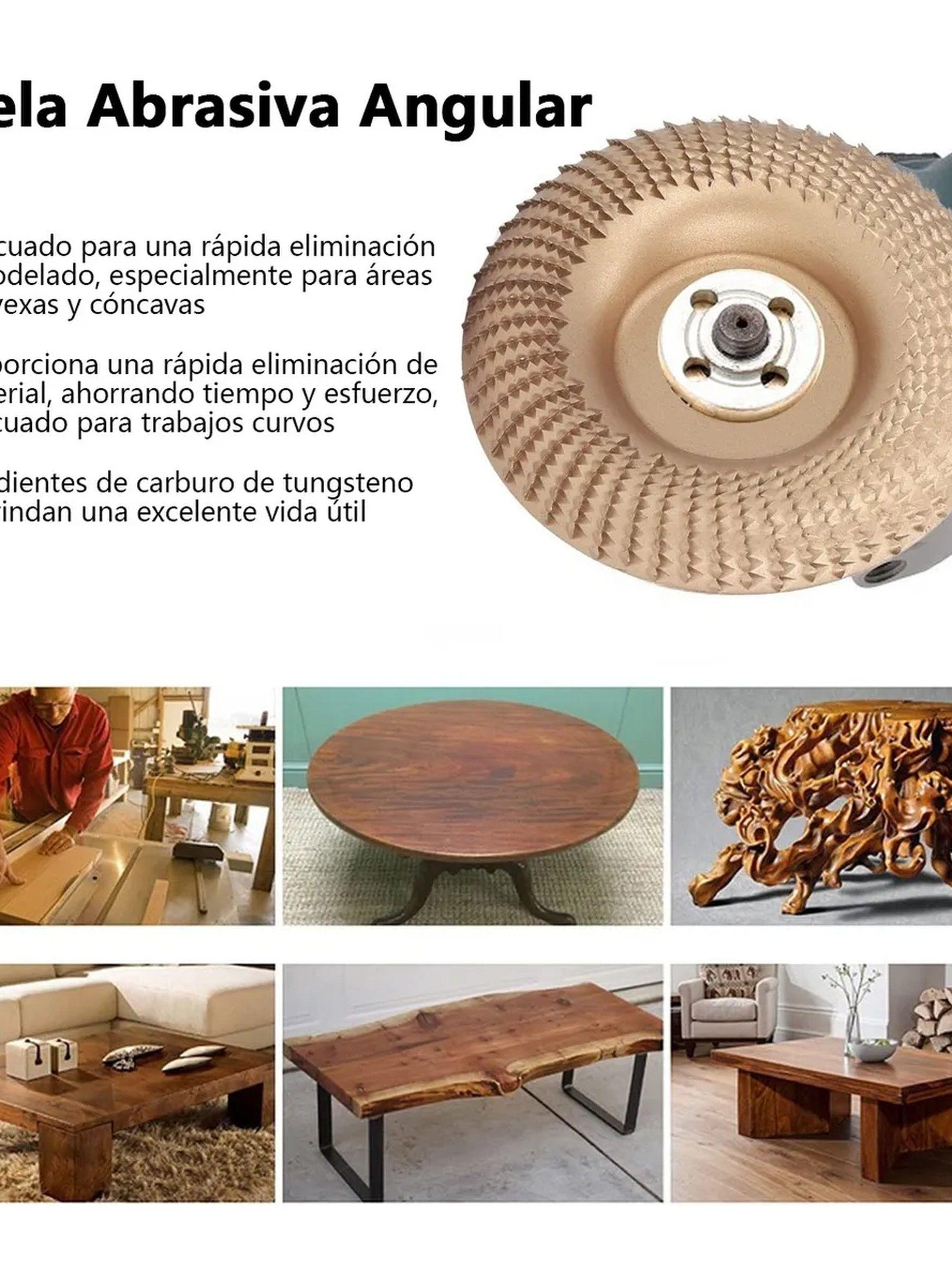 Disco Abrasivo para Amoladora Metal Madera 4 Piezas-6