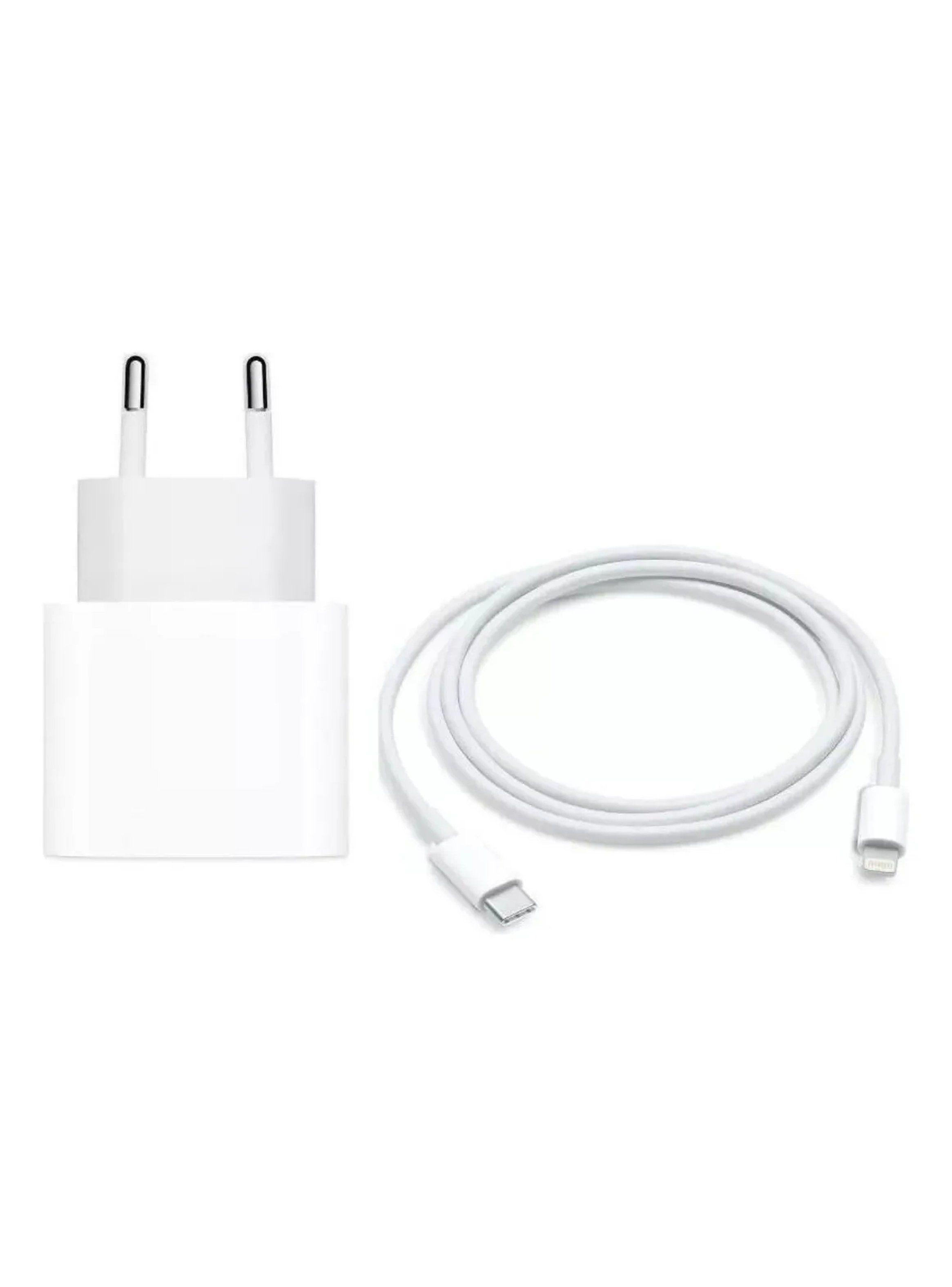 Cargador USB-C con Cable Lightning Power Delivery 20W Blanco-4