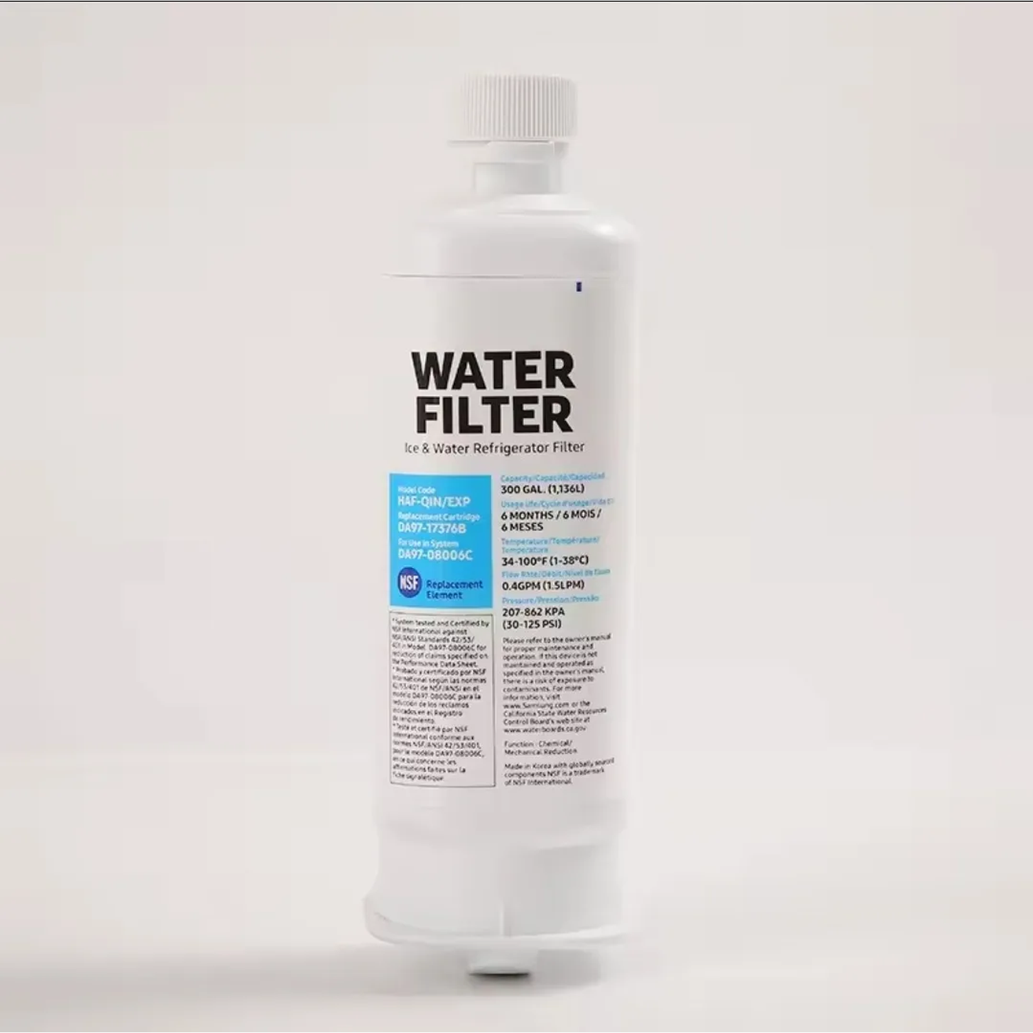 Filtro de Agua Refrigerador DA97-17376B Compatible NSF-4