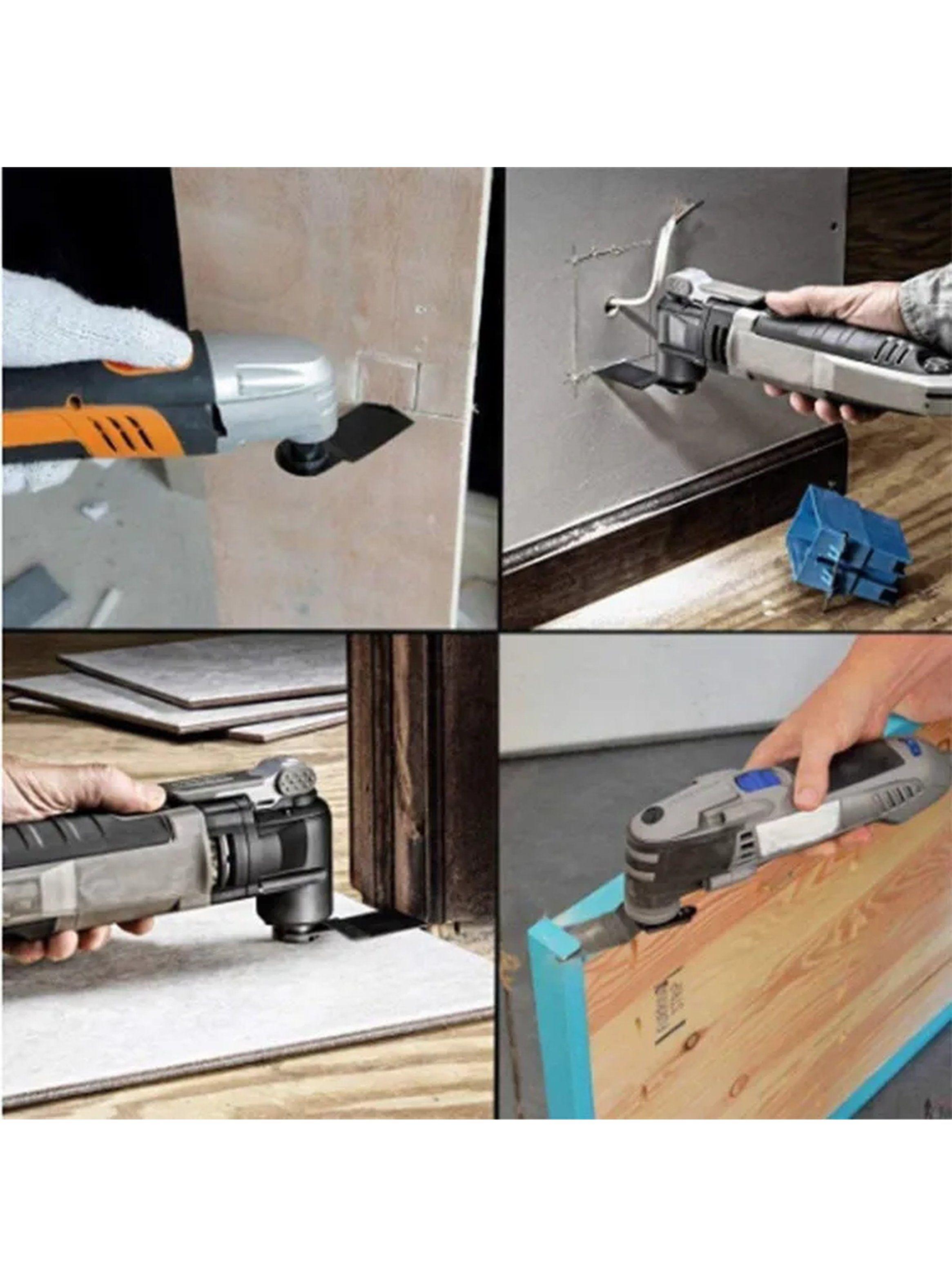 Hoja Oscilante de Sierra Multiherramienta 32mm Compatible con Madera y Plástico-9