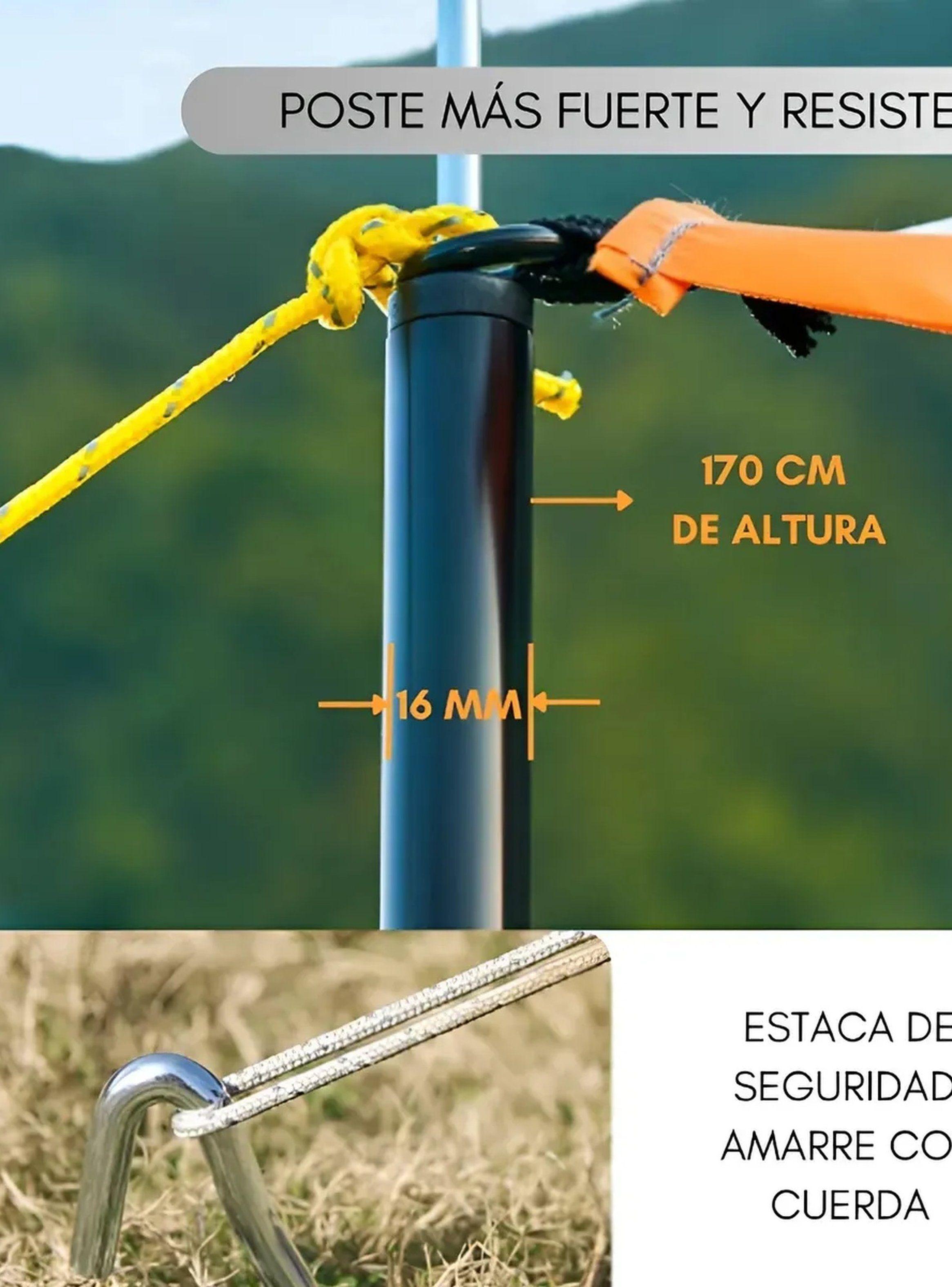 Carpa de Campaña Familiar Oxford Antisol 10 Personas Impermeable-7