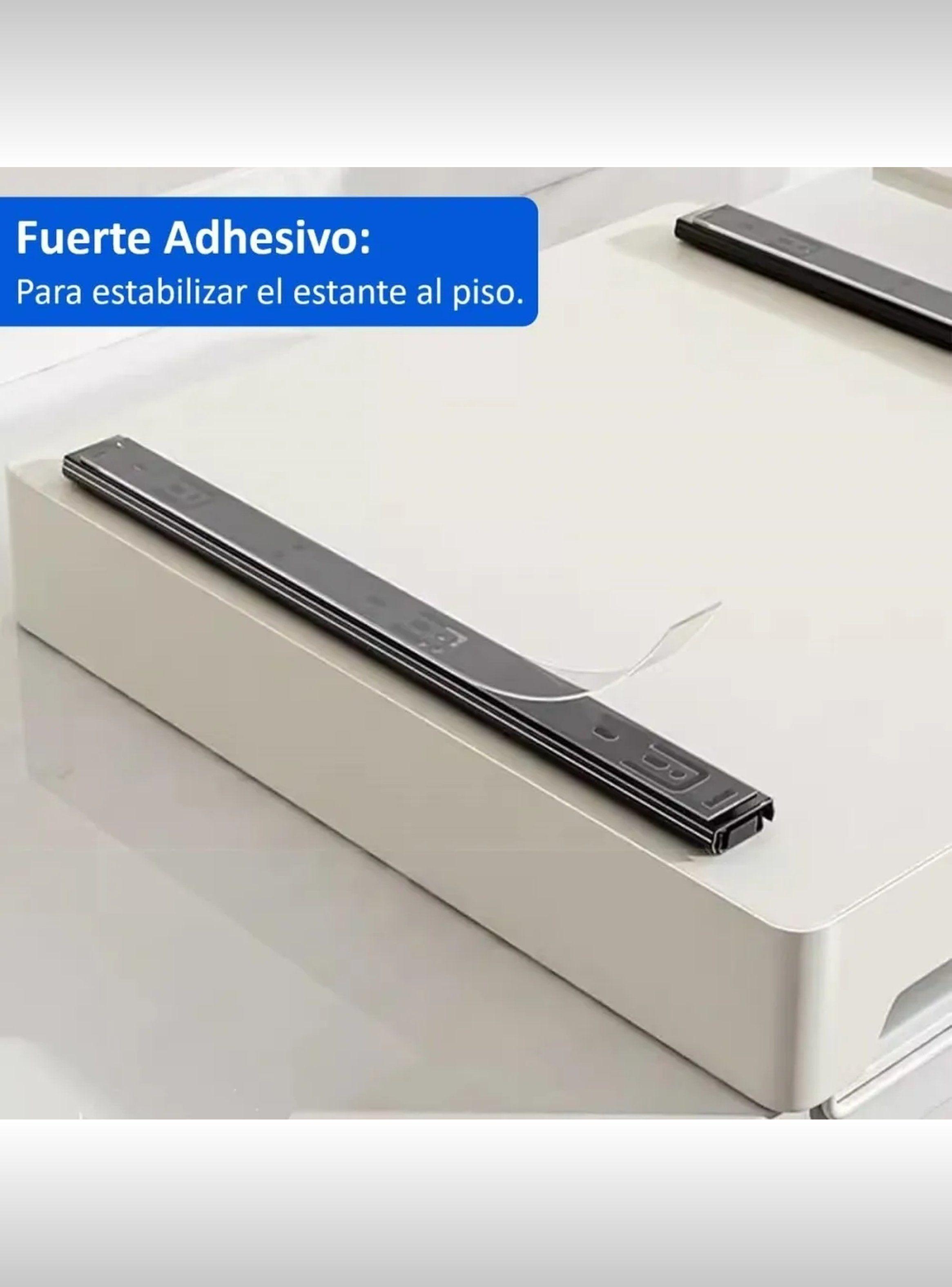 Organizador de Cocina Plástico Multifuncional Adhesivo Blanco-2