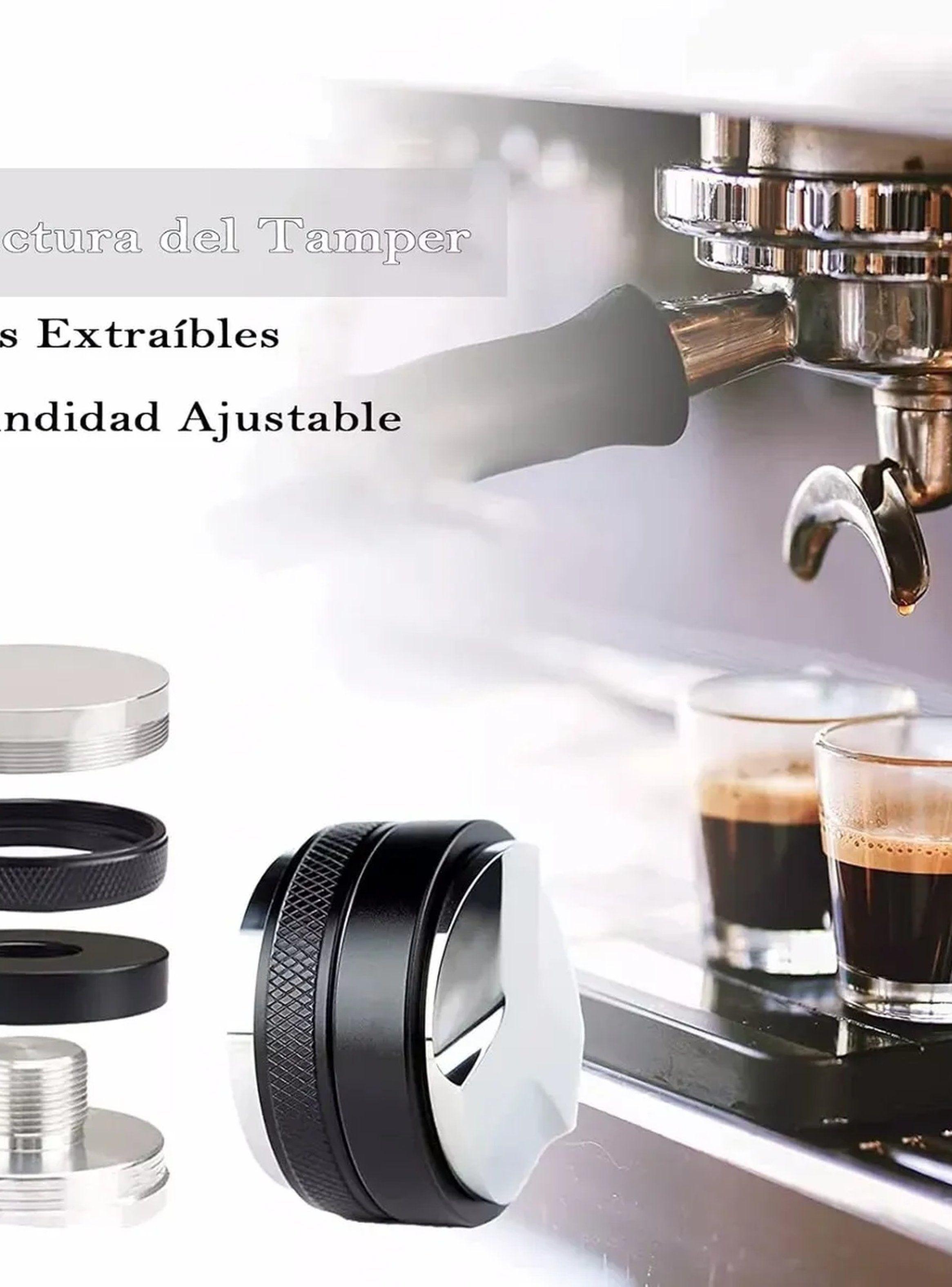 Tamper de Café 51mm Ajustable Acero Inoxidable-3