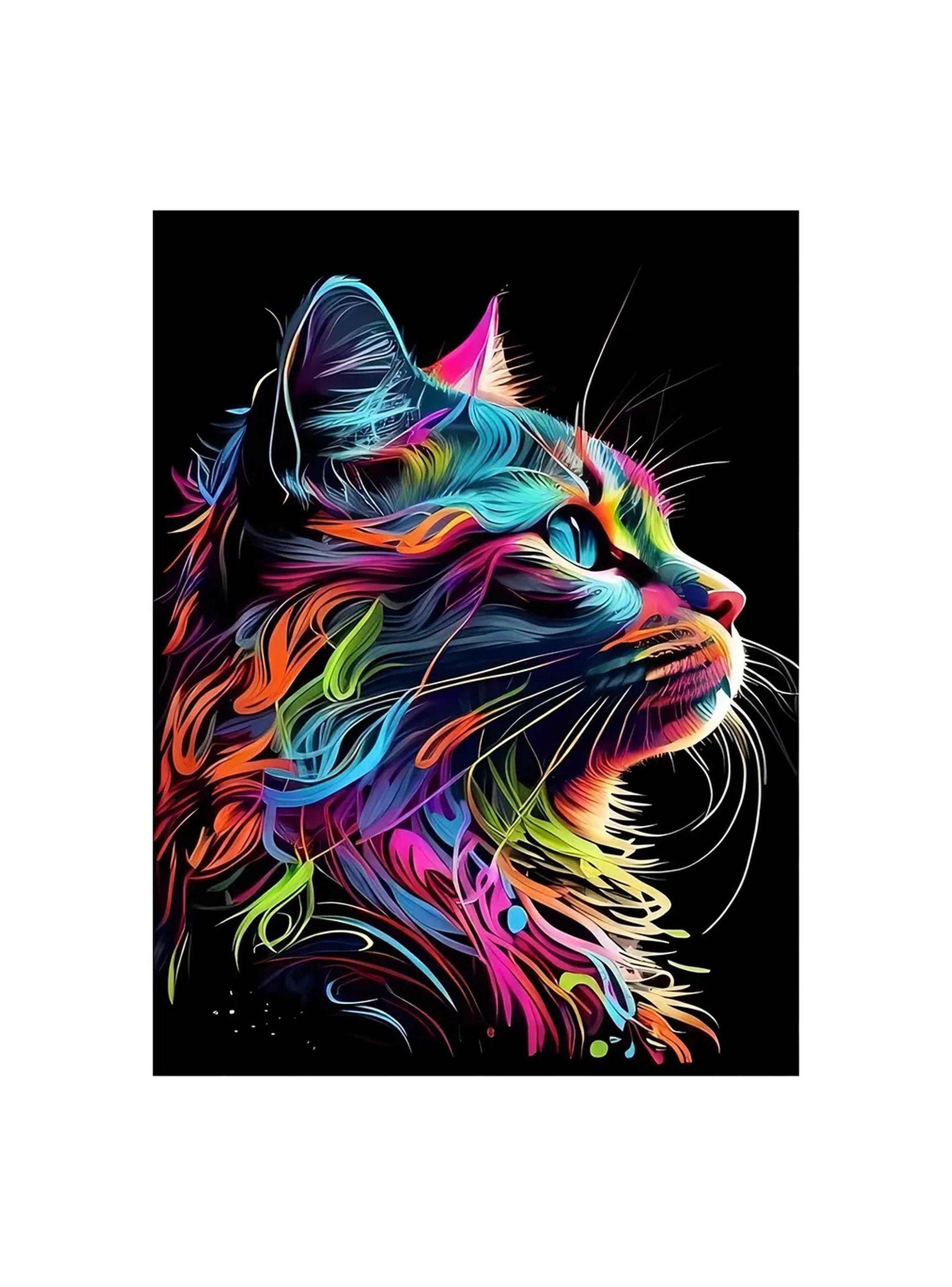 Kit de Pintura de Diamantes 30x40cm Impermeable Adhesivo-0