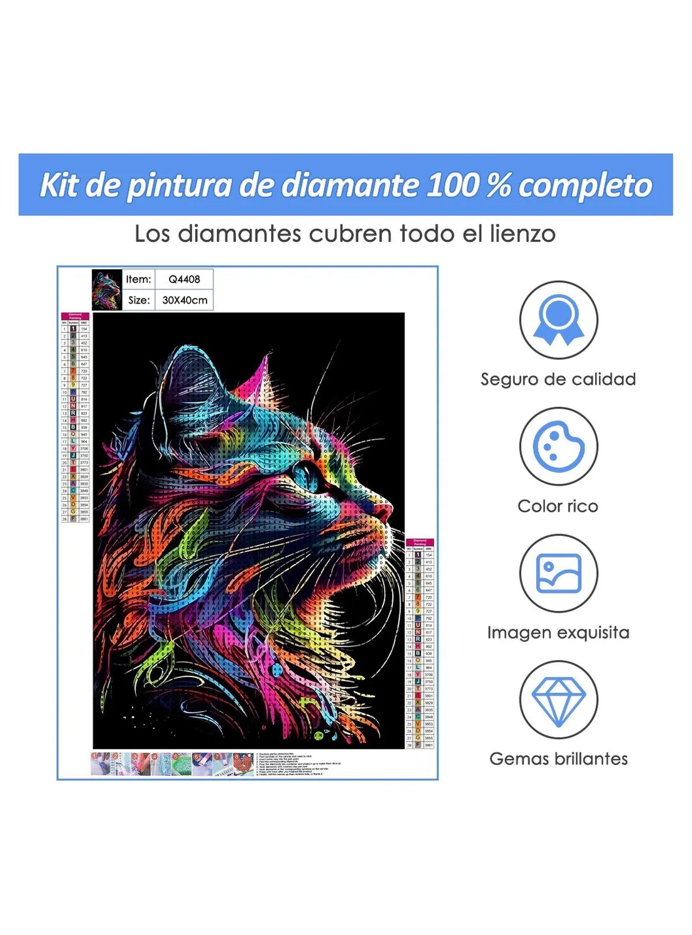 Kit de Pintura de Diamantes 30x40cm Impermeable Adhesivo-1