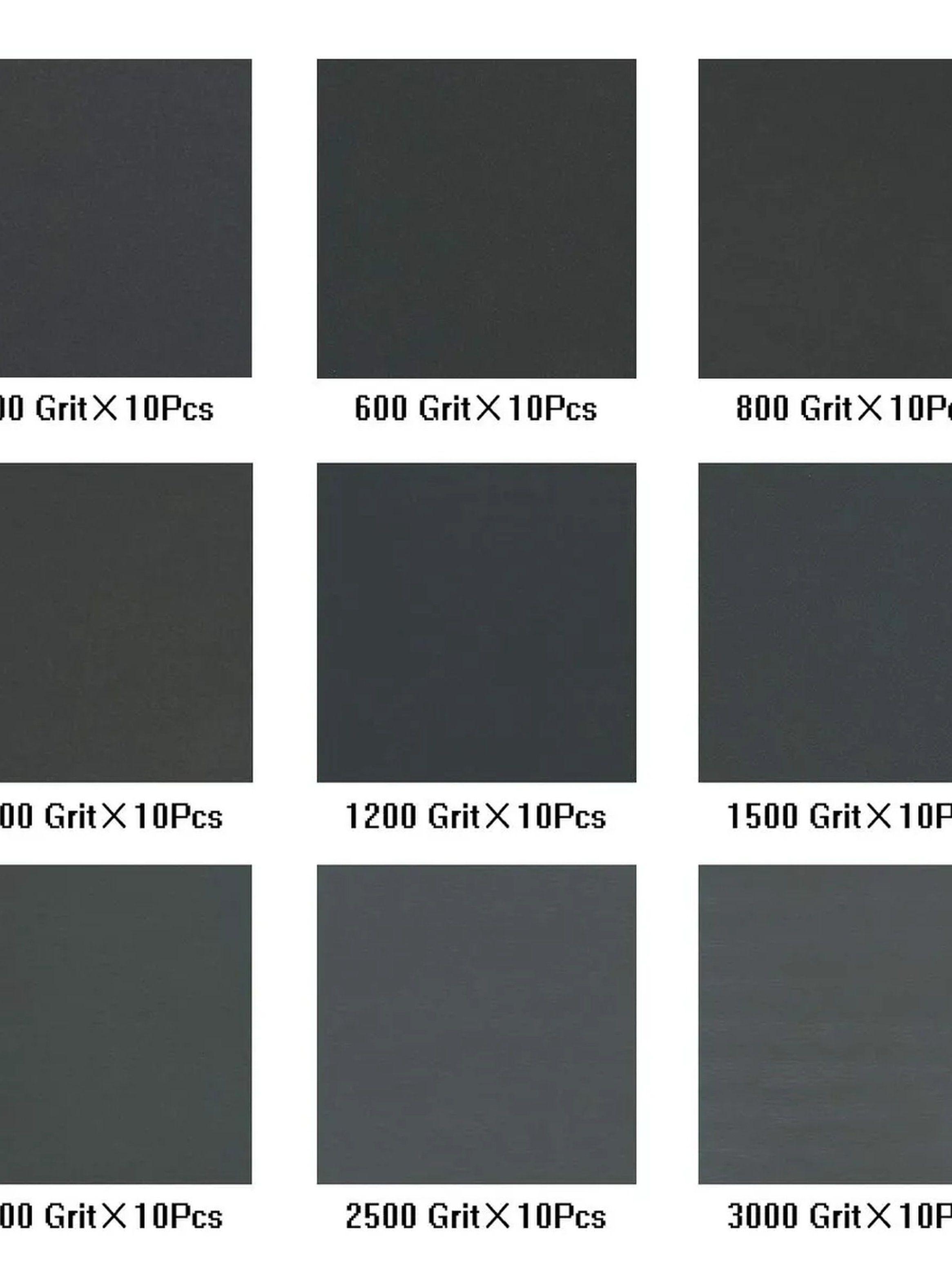 Lijadora Manual con Clip Metálico y Hojas de Lija Multiusos | 600 a 3000 Grit-2