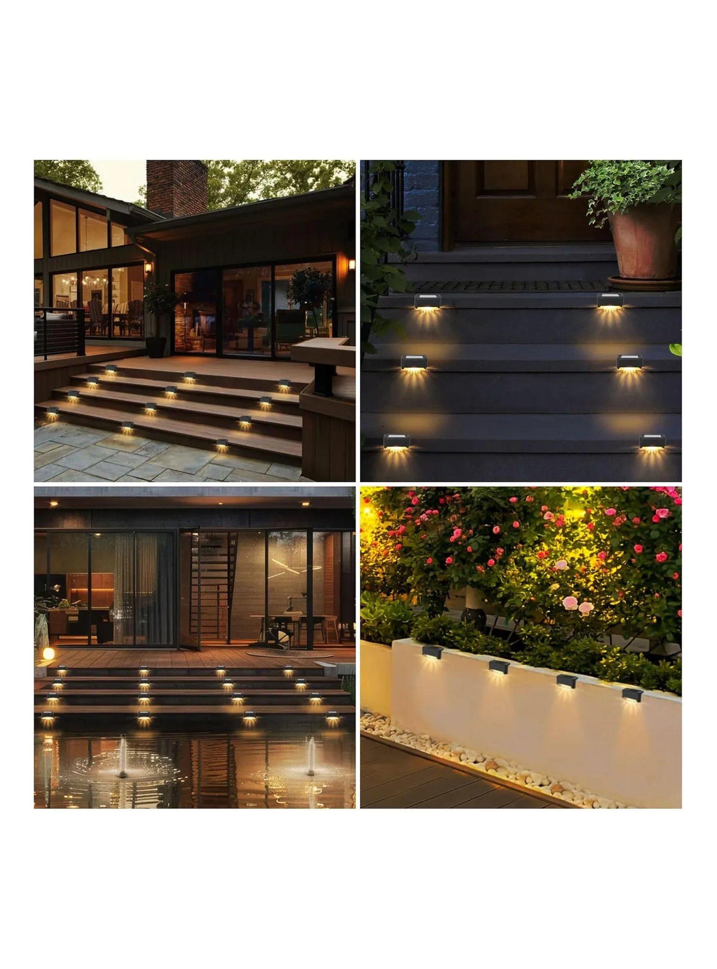 Lámparas LED Solares para Exteriores IP44 Automáticas 8 Piezas-7