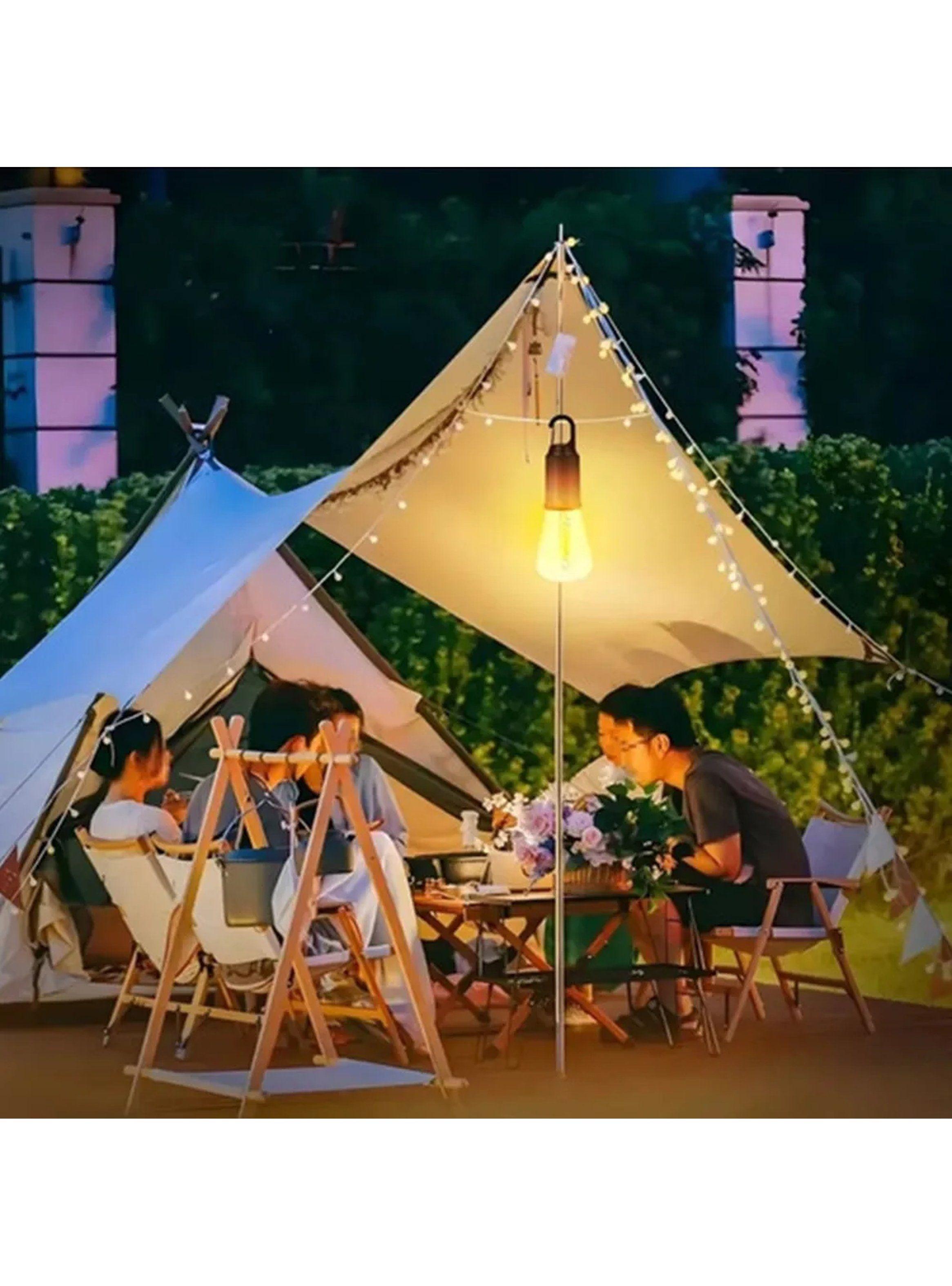 Linterna LED Recargable con Puerto USB y Gancho Ajustable-5