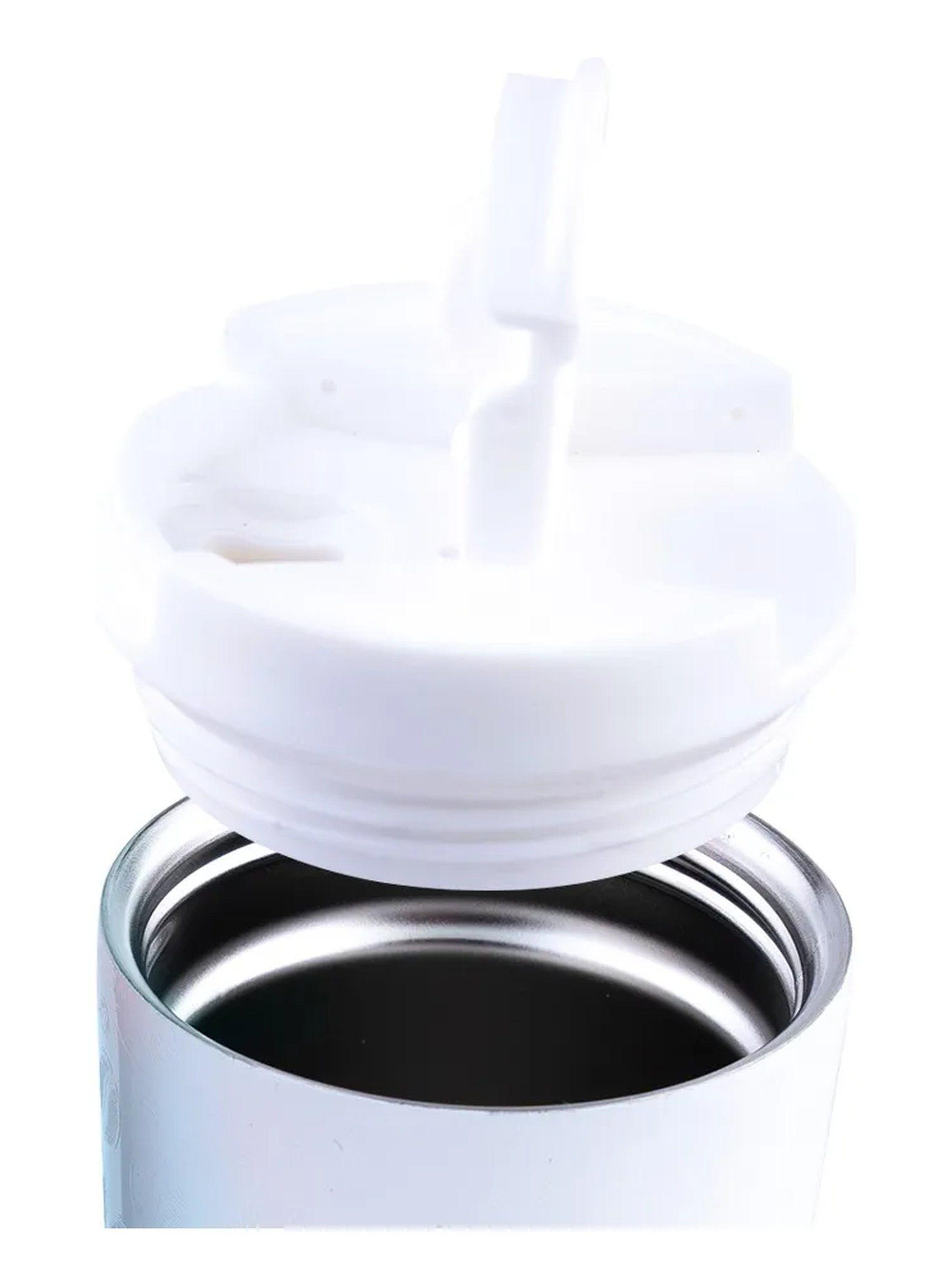 Termo Acero Inoxidable Blanco 500ml Hermético-2