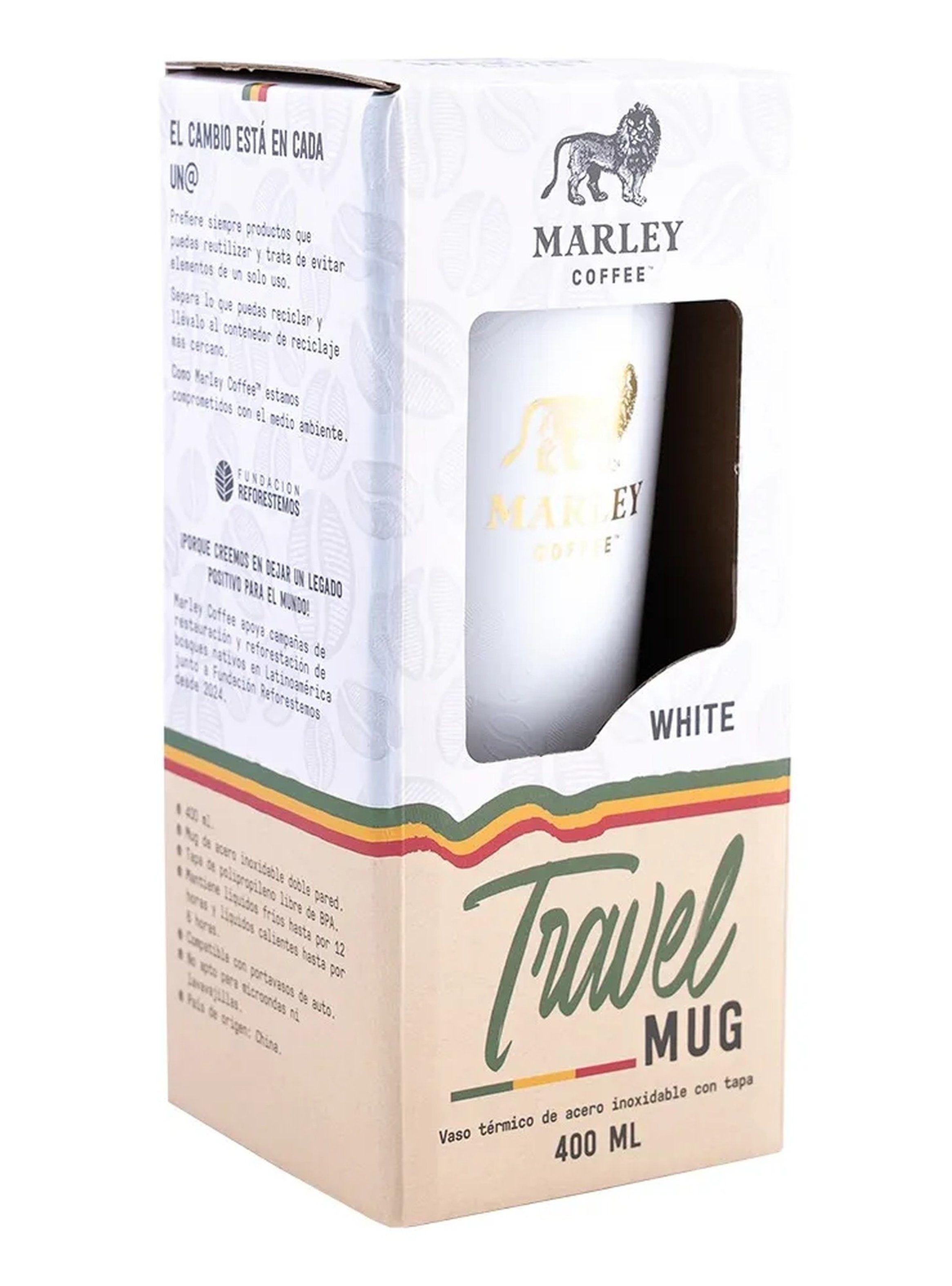 Termo Acero Inoxidable Blanco 500ml Hermético-3