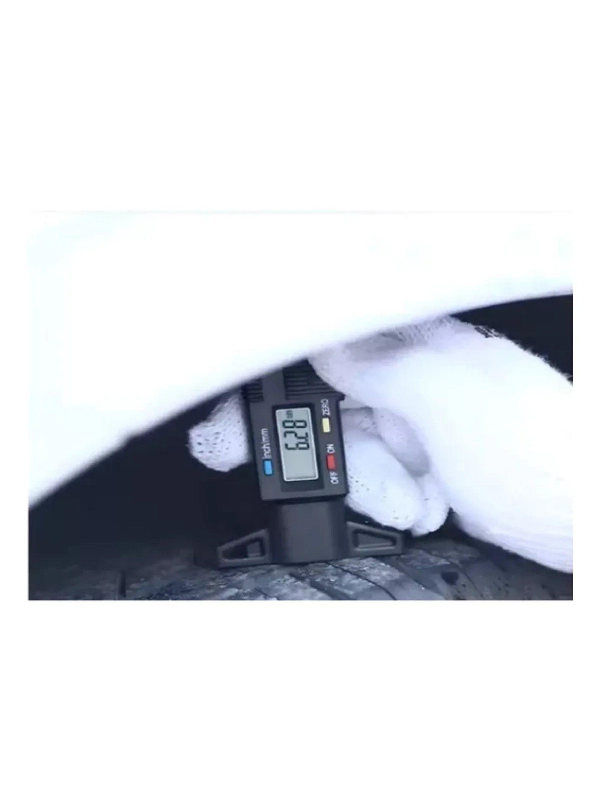 Calibrador Digital de Neumáticos Conversión Métrica Pantalla LCD-2