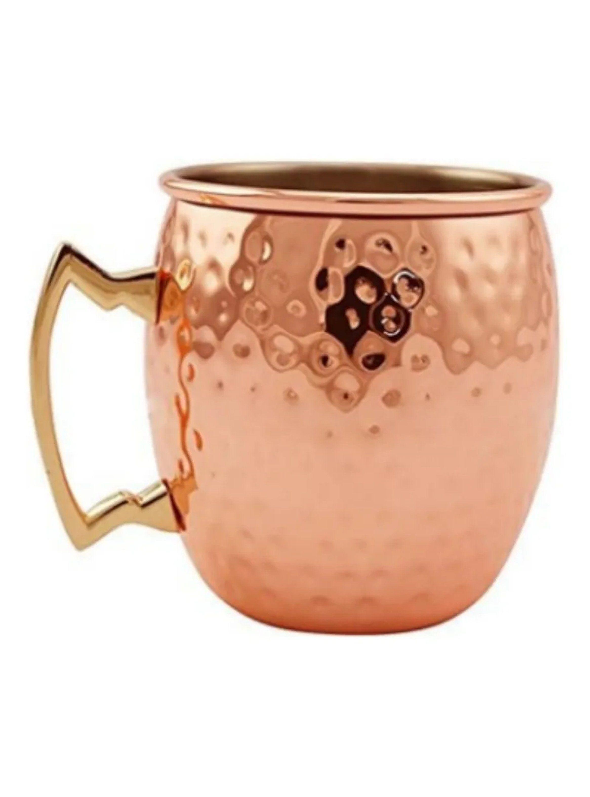 Juego de Tazas Moscow Mule Cobre Martillado 4 Piezas-4