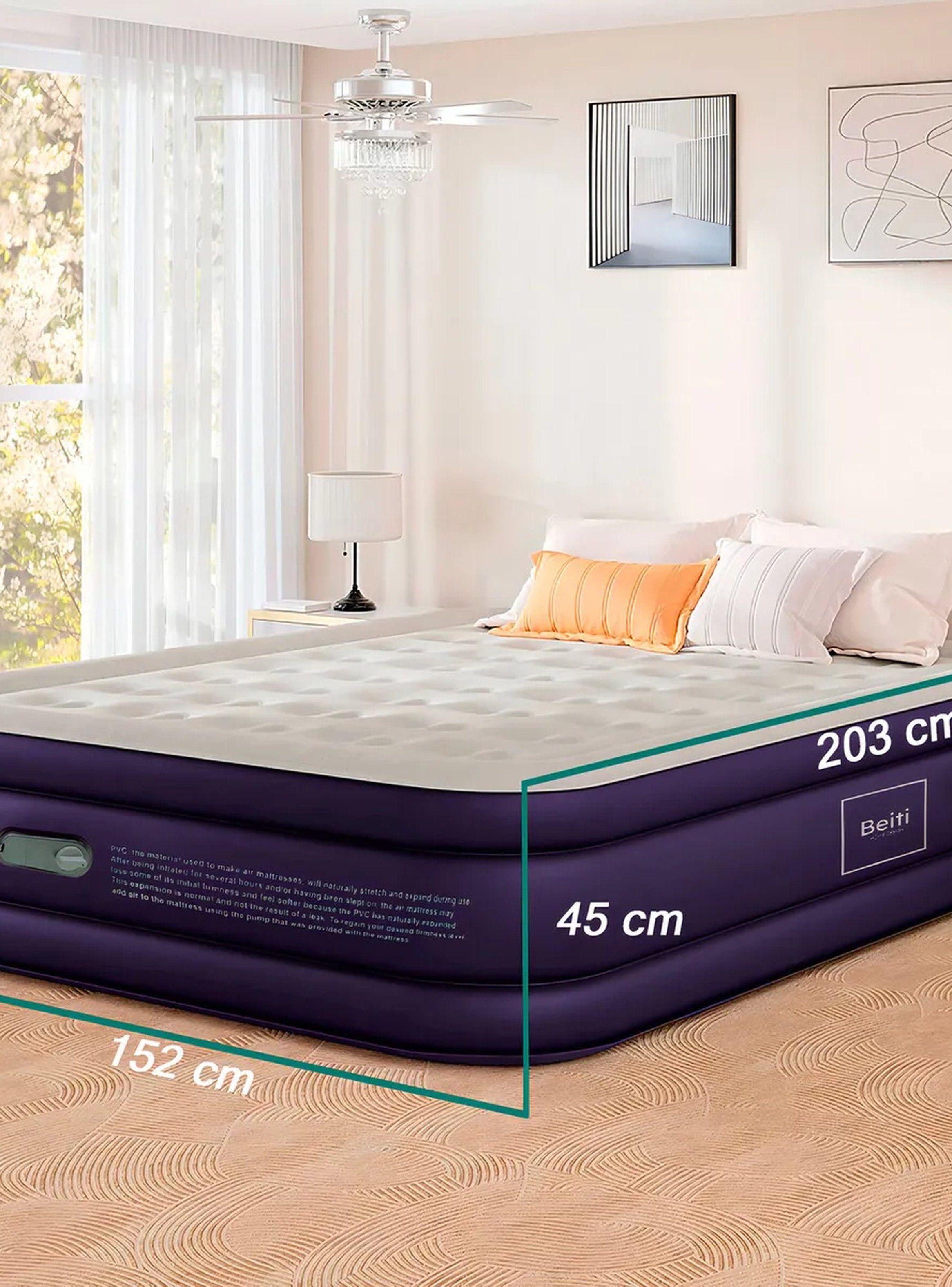 Colchón Inflable Doble Eléctrico Altura Extra Material Resistente-8