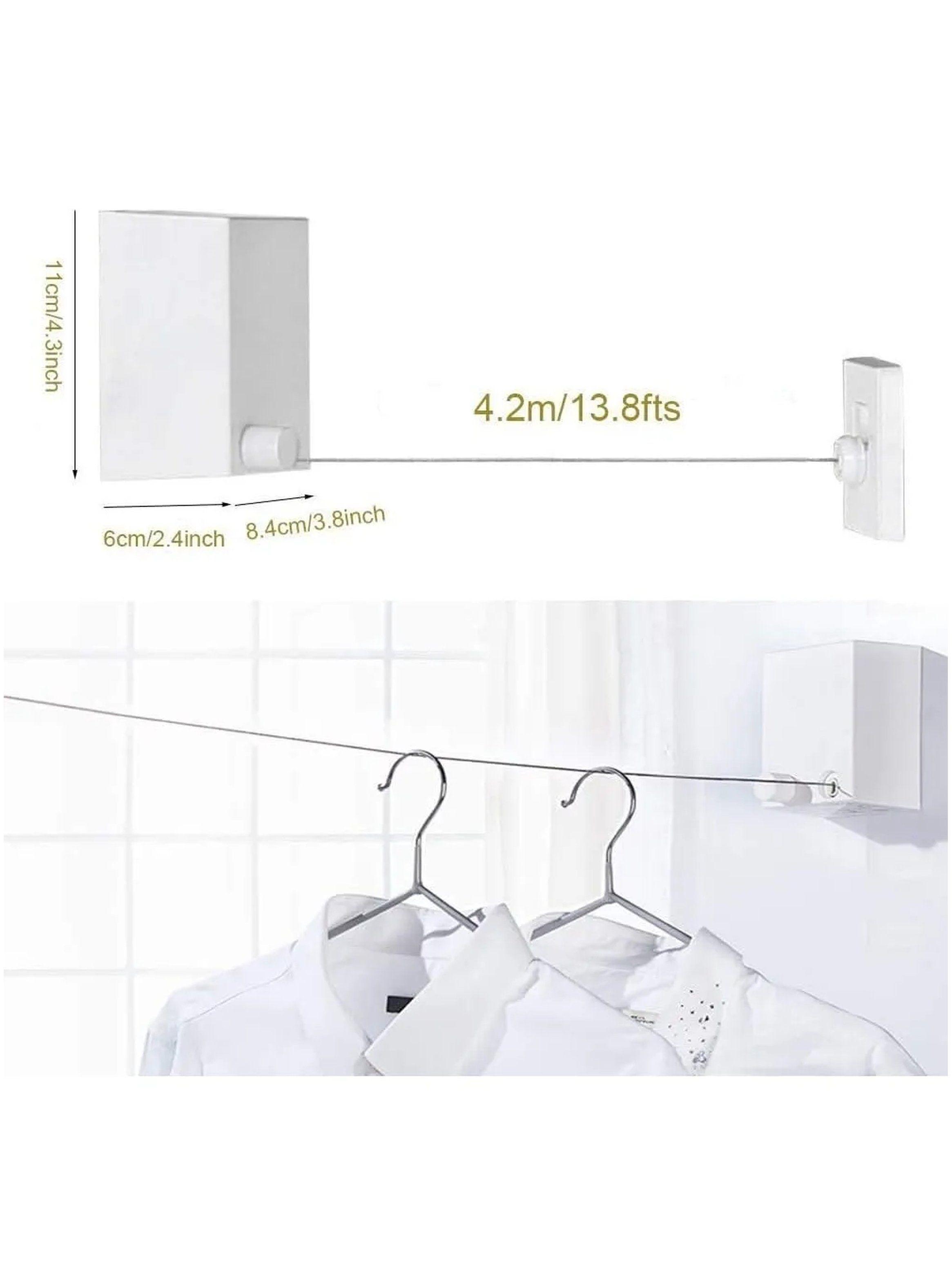 Tendedero Retráctil de Cuerda 4.2M Ajustable acero inoxidable-9