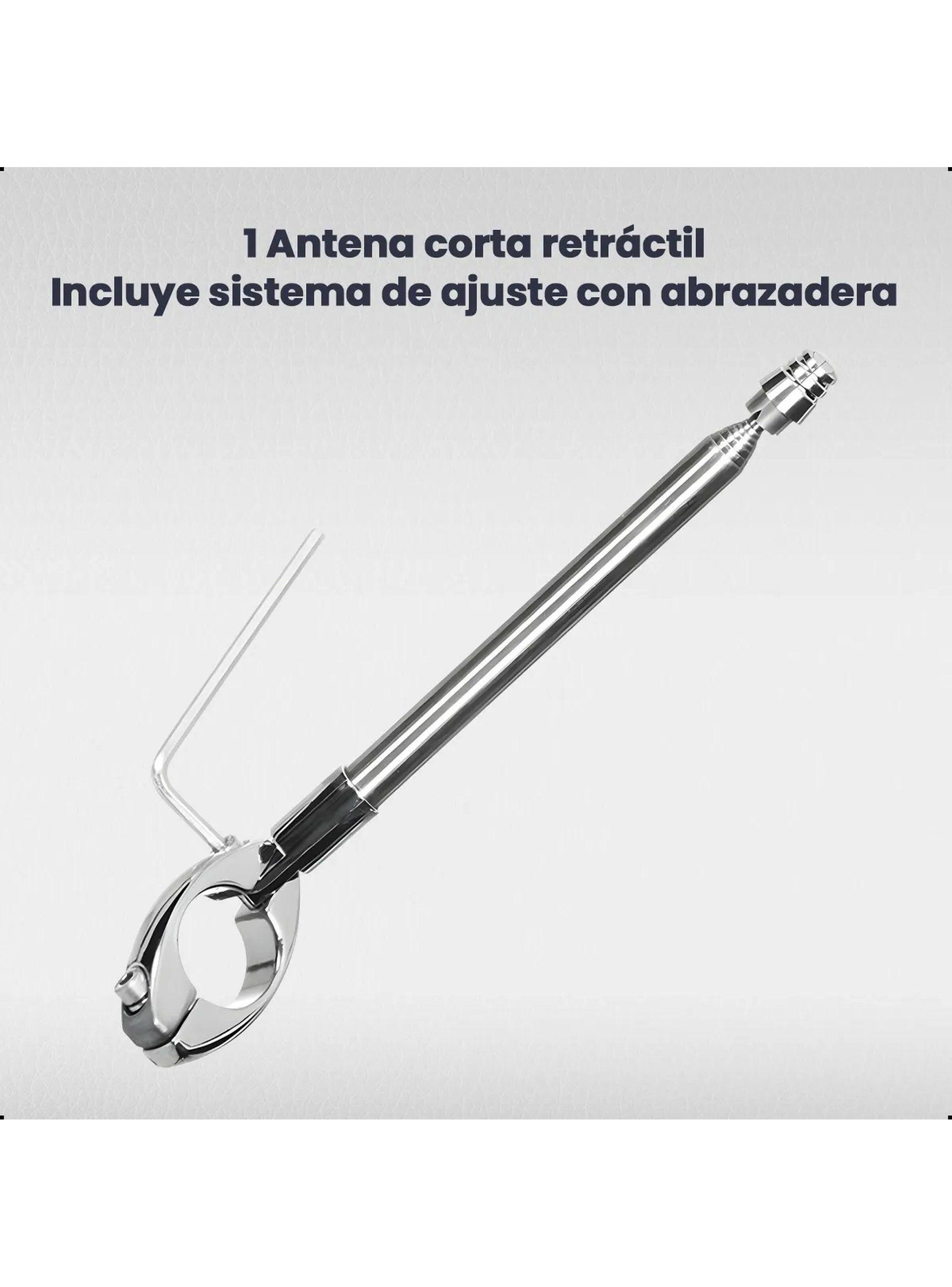 Antena Para Motocicleta Extensible 65 cm Resistente a La Corrosión-8