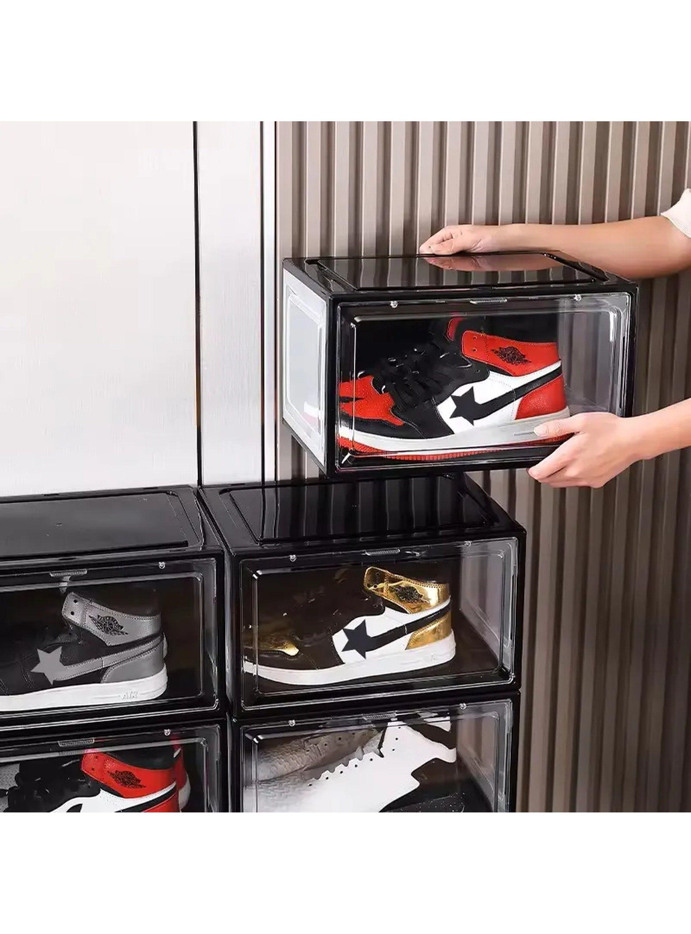 Cajas Organizadoras Para Zapatos Plástico Transparente Apilables-2