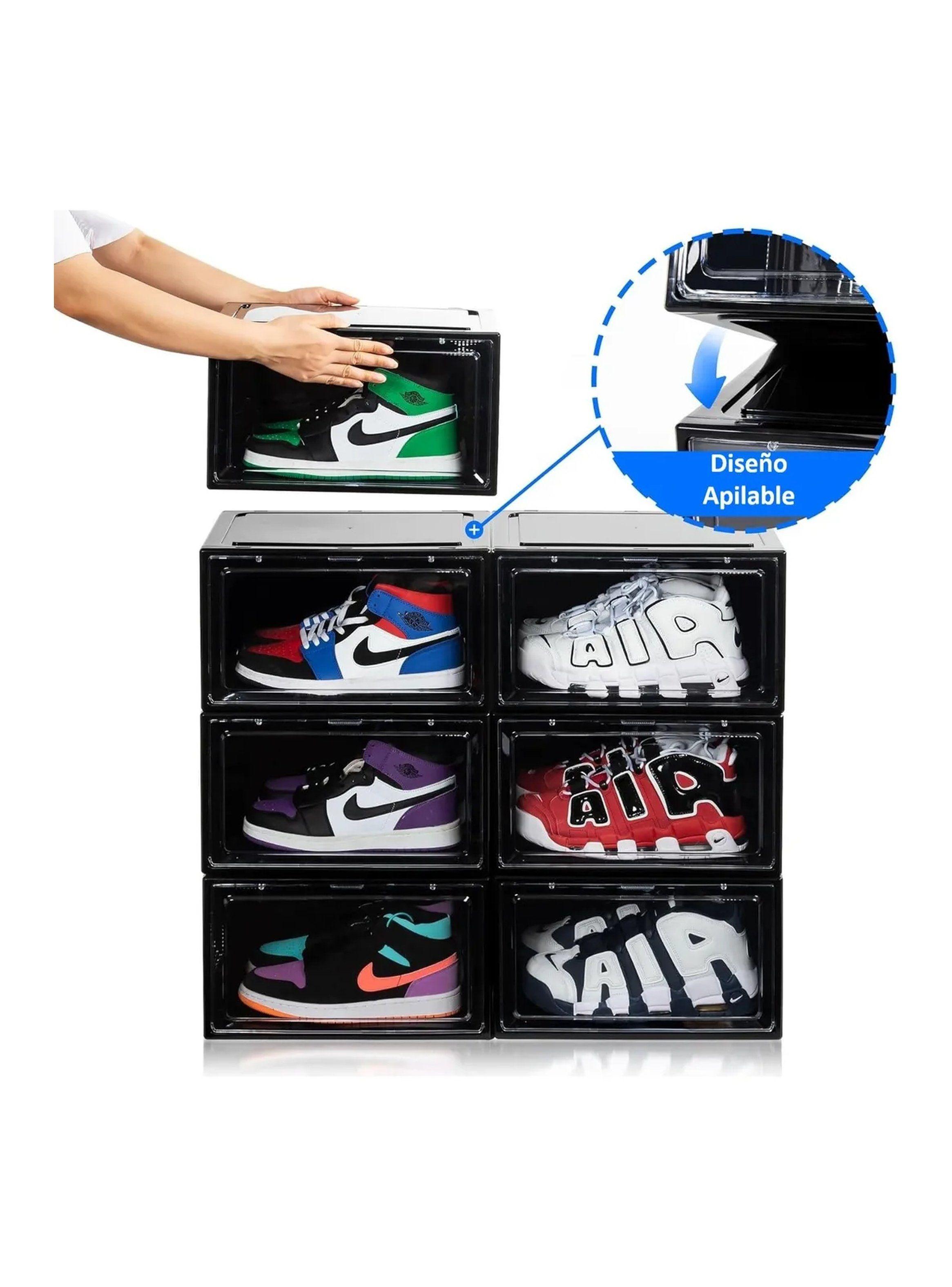 Cajas Organizadoras Para Zapatos Plástico Transparente Apilables-5