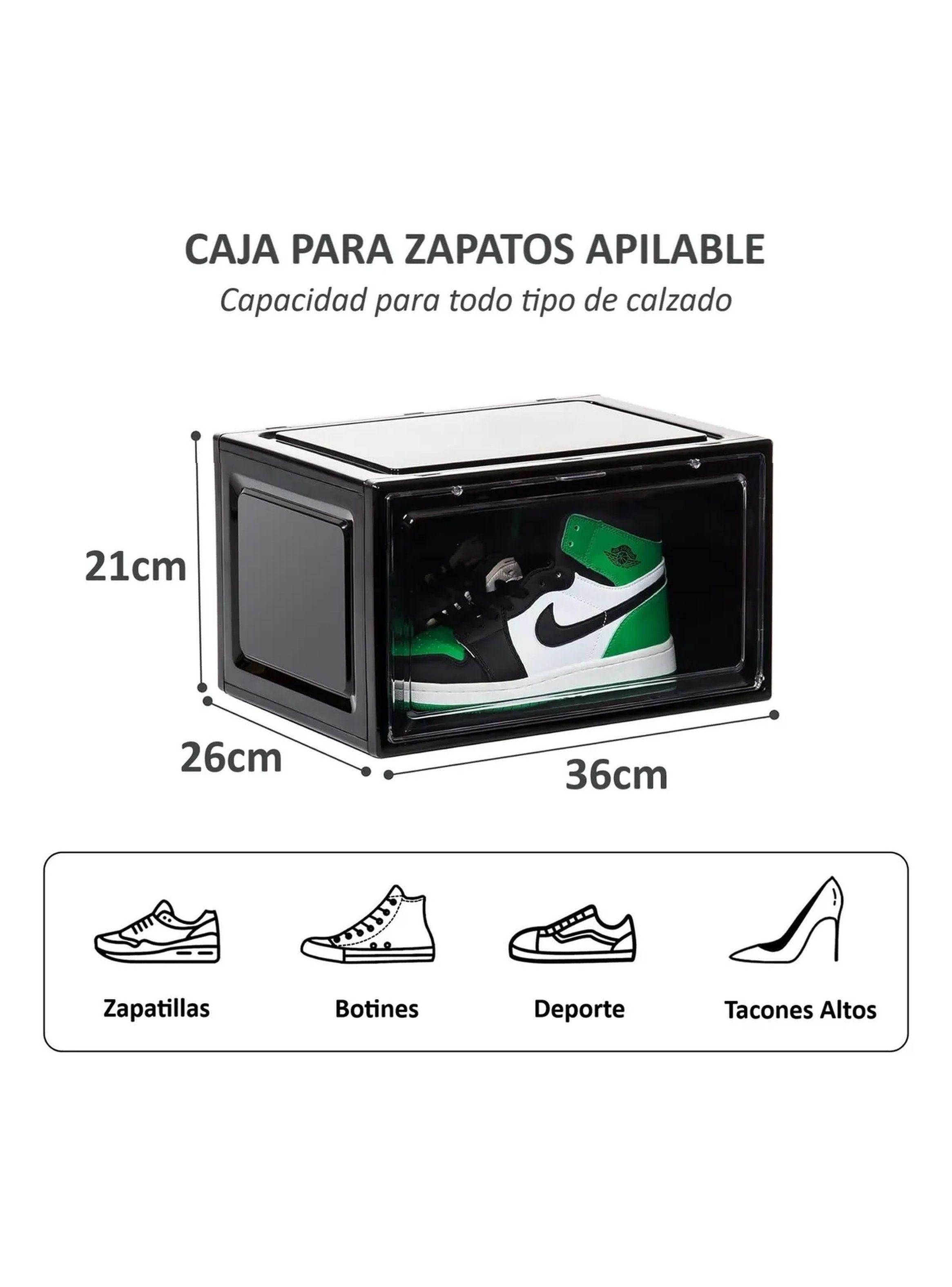 Cajas Organizadoras Para Zapatos Plástico Transparente Apilables-6